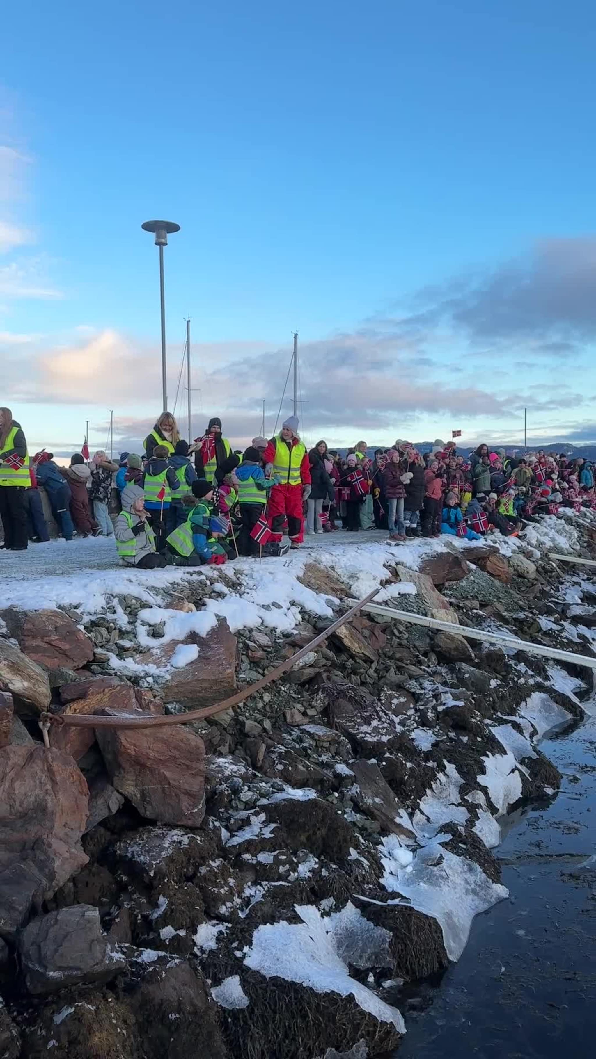 Klare for kongelig besøk