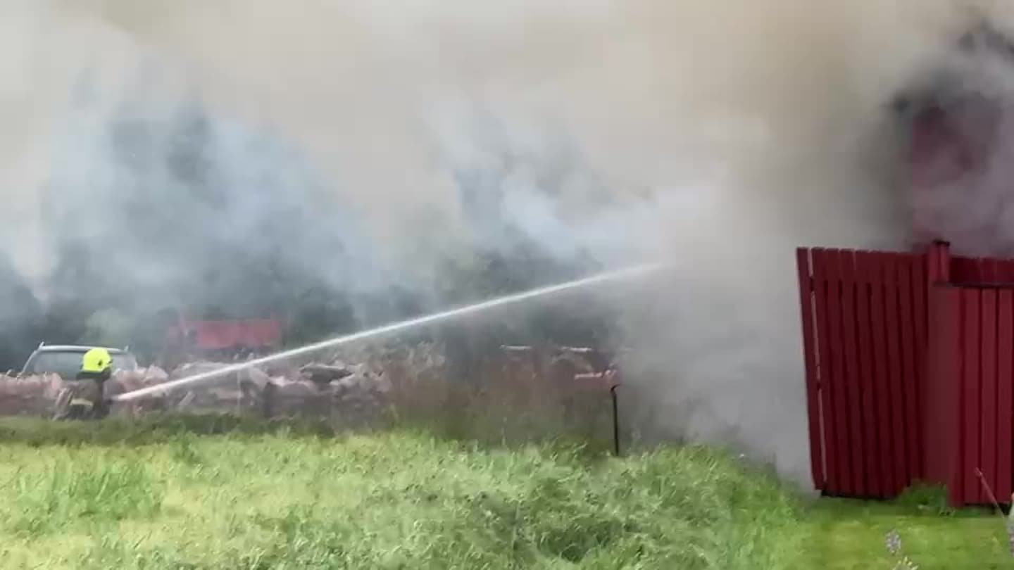 Brann på Lundamo