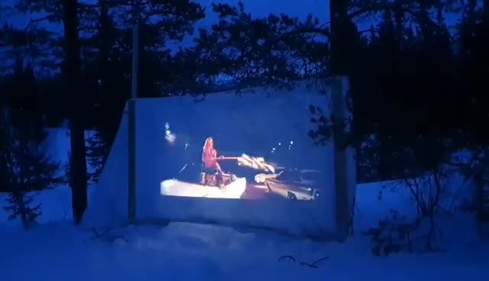 Utekino på Håen