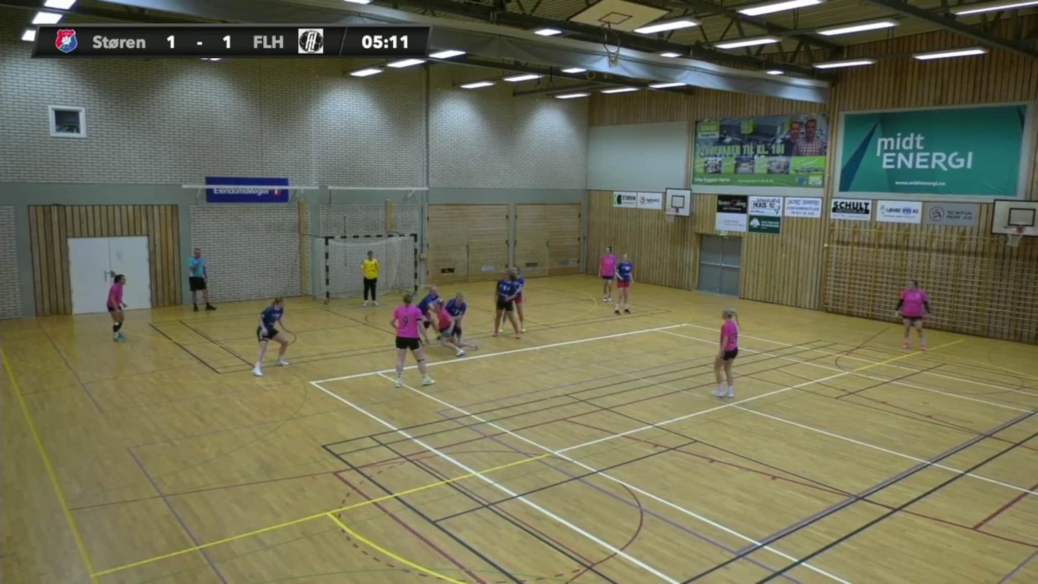 Treningskamper håndball søndag