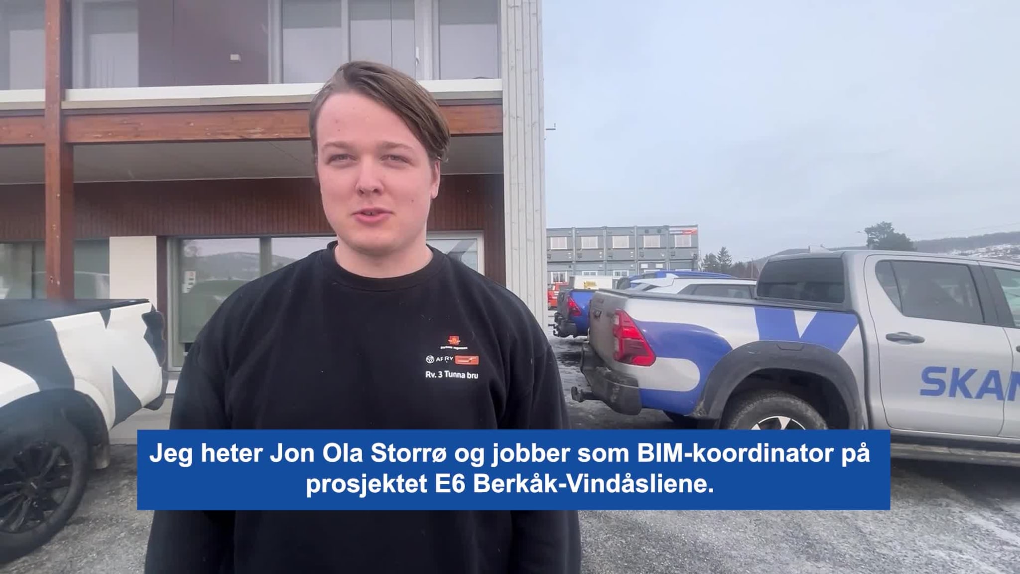 Jon Ola Storrø jobber på ny E6