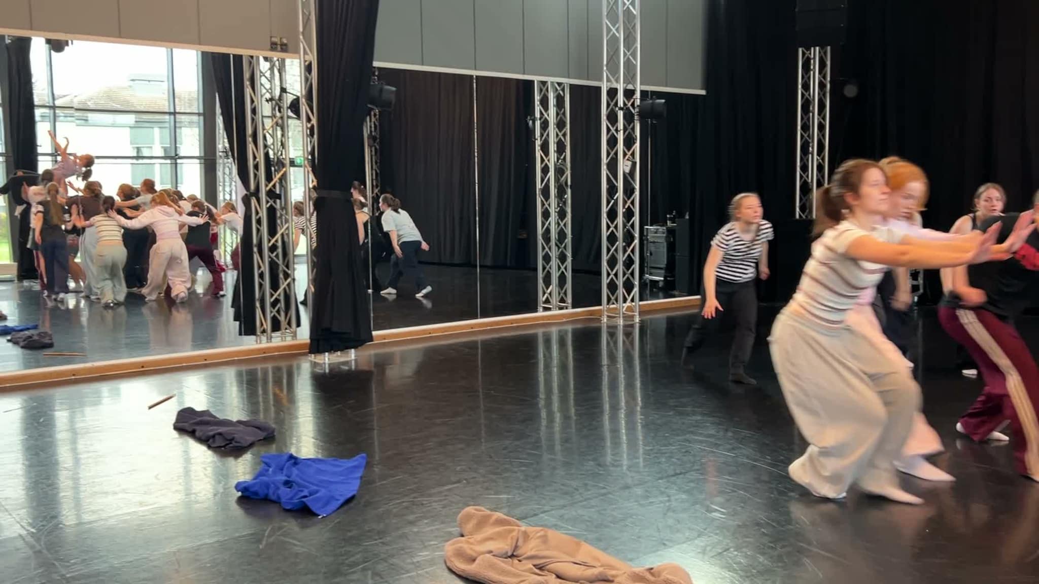 Danseøving på Trøndertun