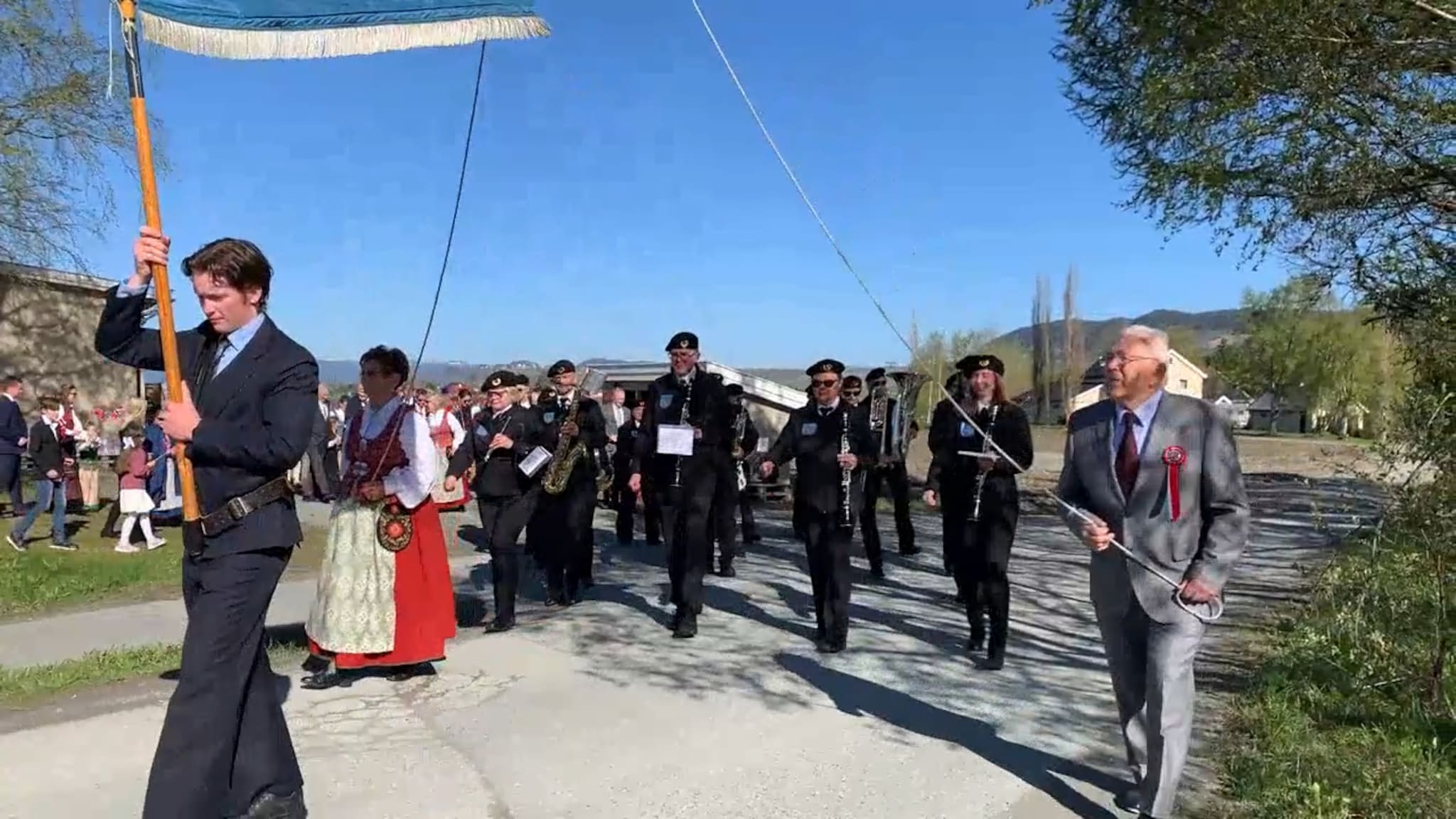 17. mai: Melhus Janitsjarkorps på Øysand