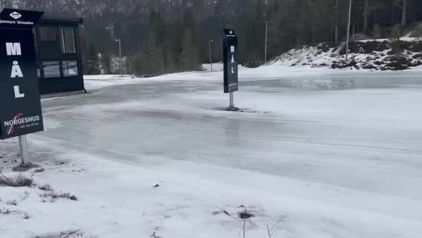 Is på Sjetnmyra skistadion