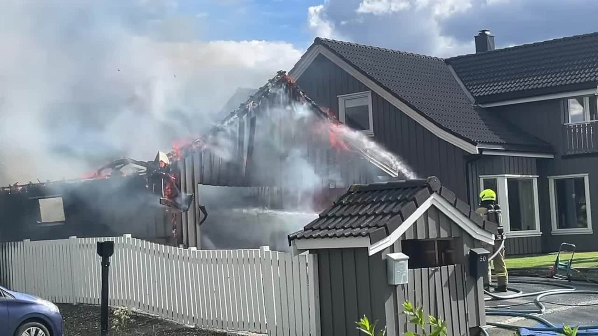 Brann på Gimse