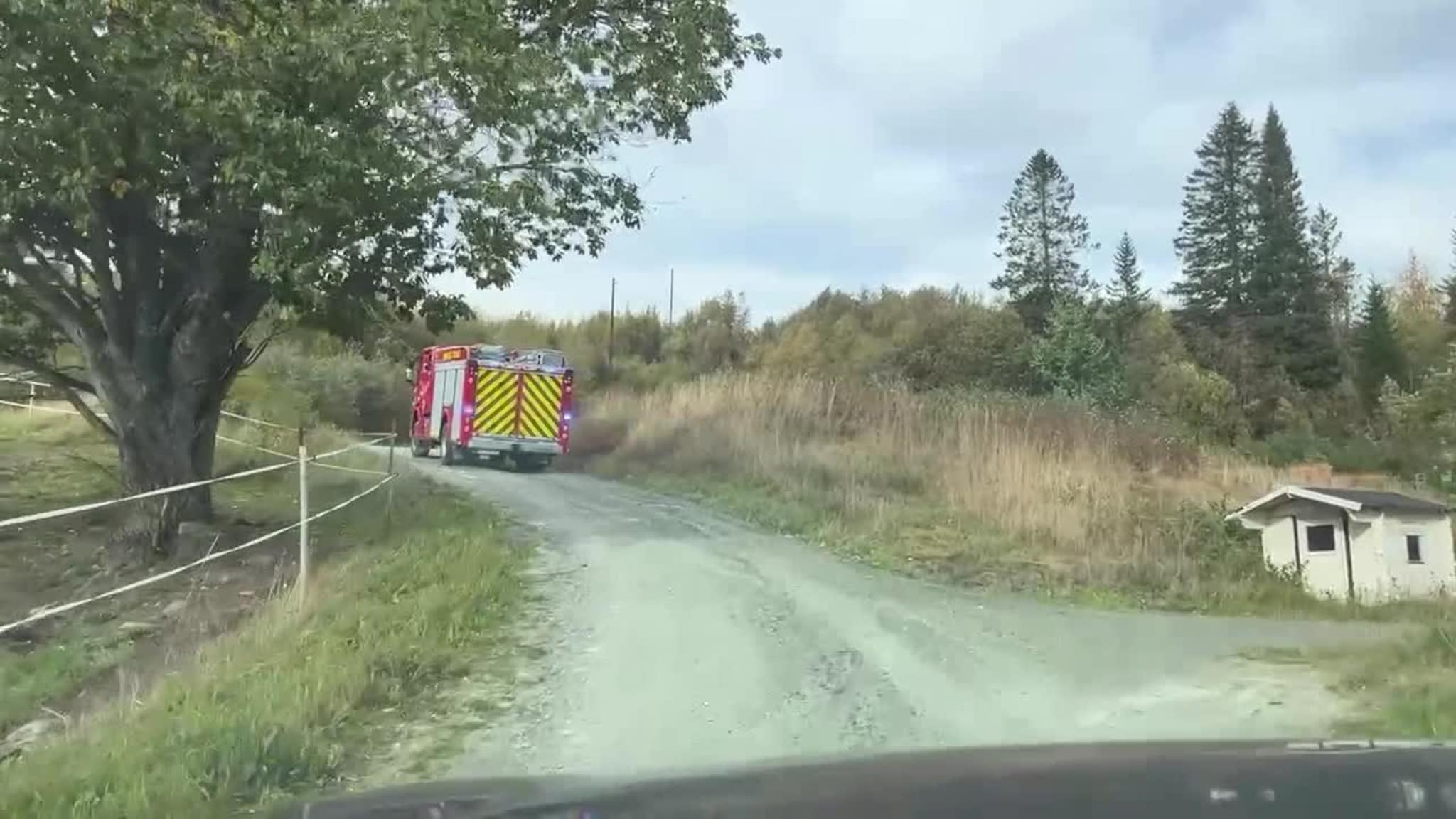 Brannvesenet rykker ut mot Øyberget