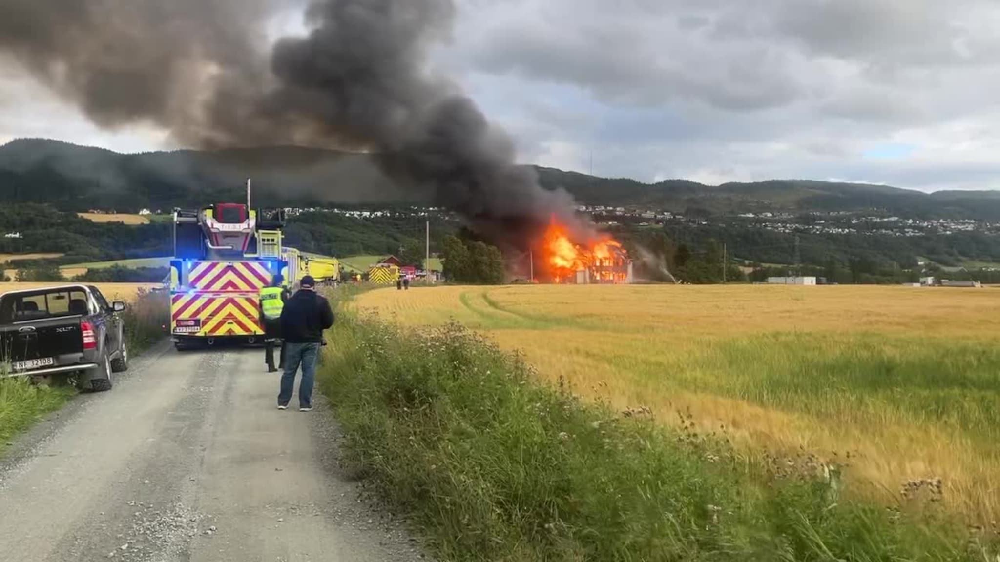 Boligbrann i Melhus