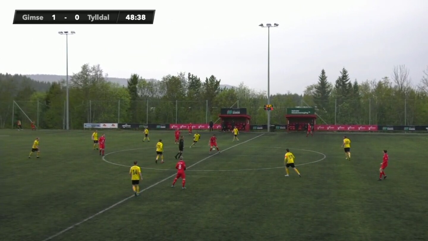 Lokalfotball direkte: Gimse-Tylldal, 6. div. menn
