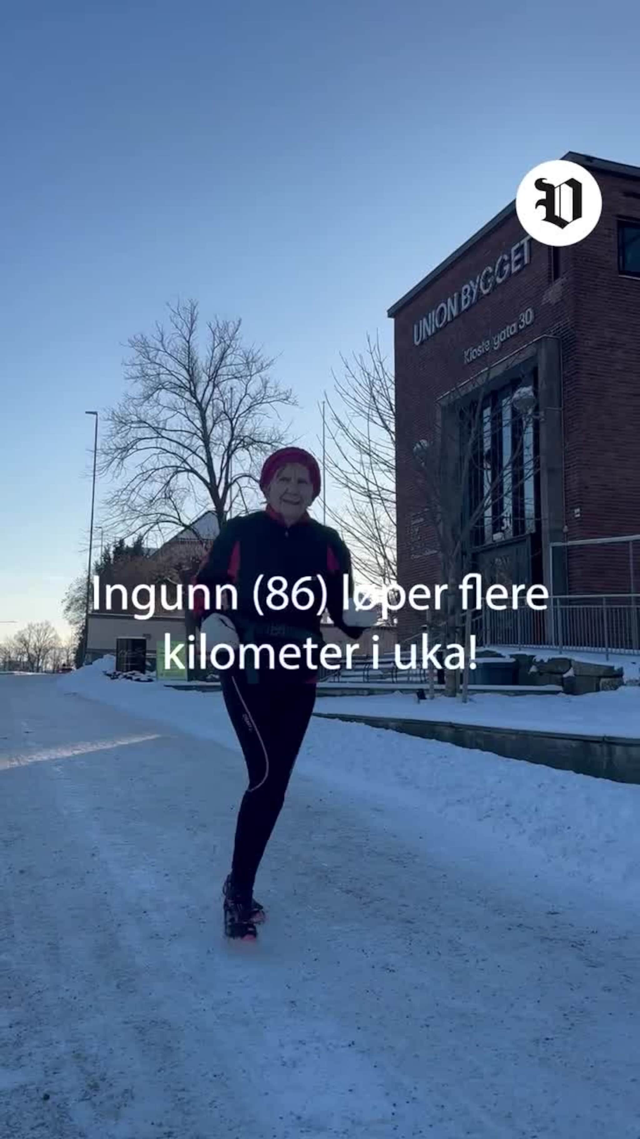 Ingunn (87) løper og løper