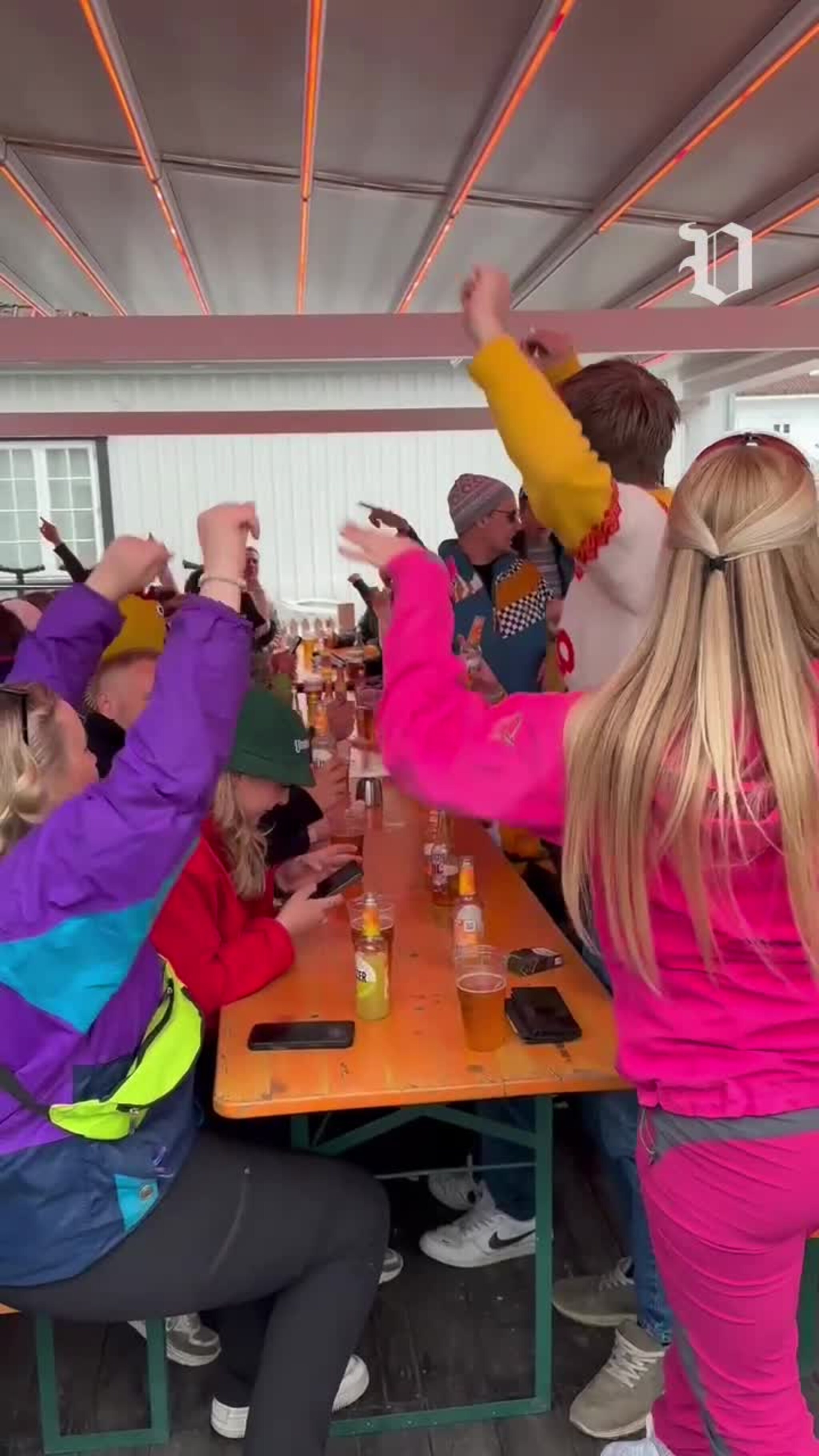 God stemning på Afterski i Langesund