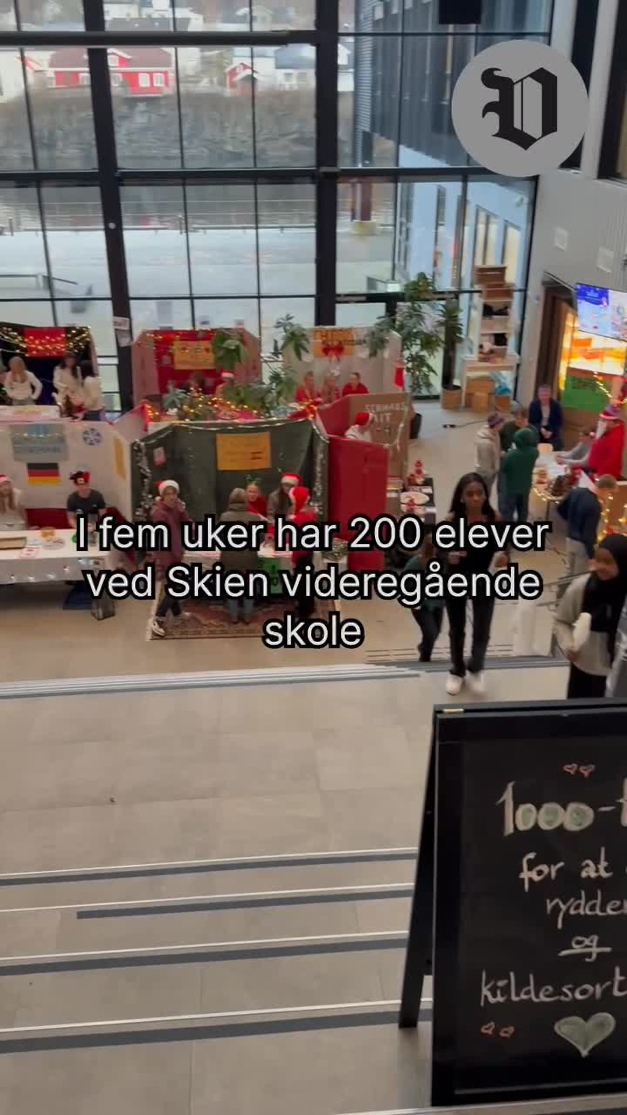 Internasjonalt julemarked ved Skien videregående skole