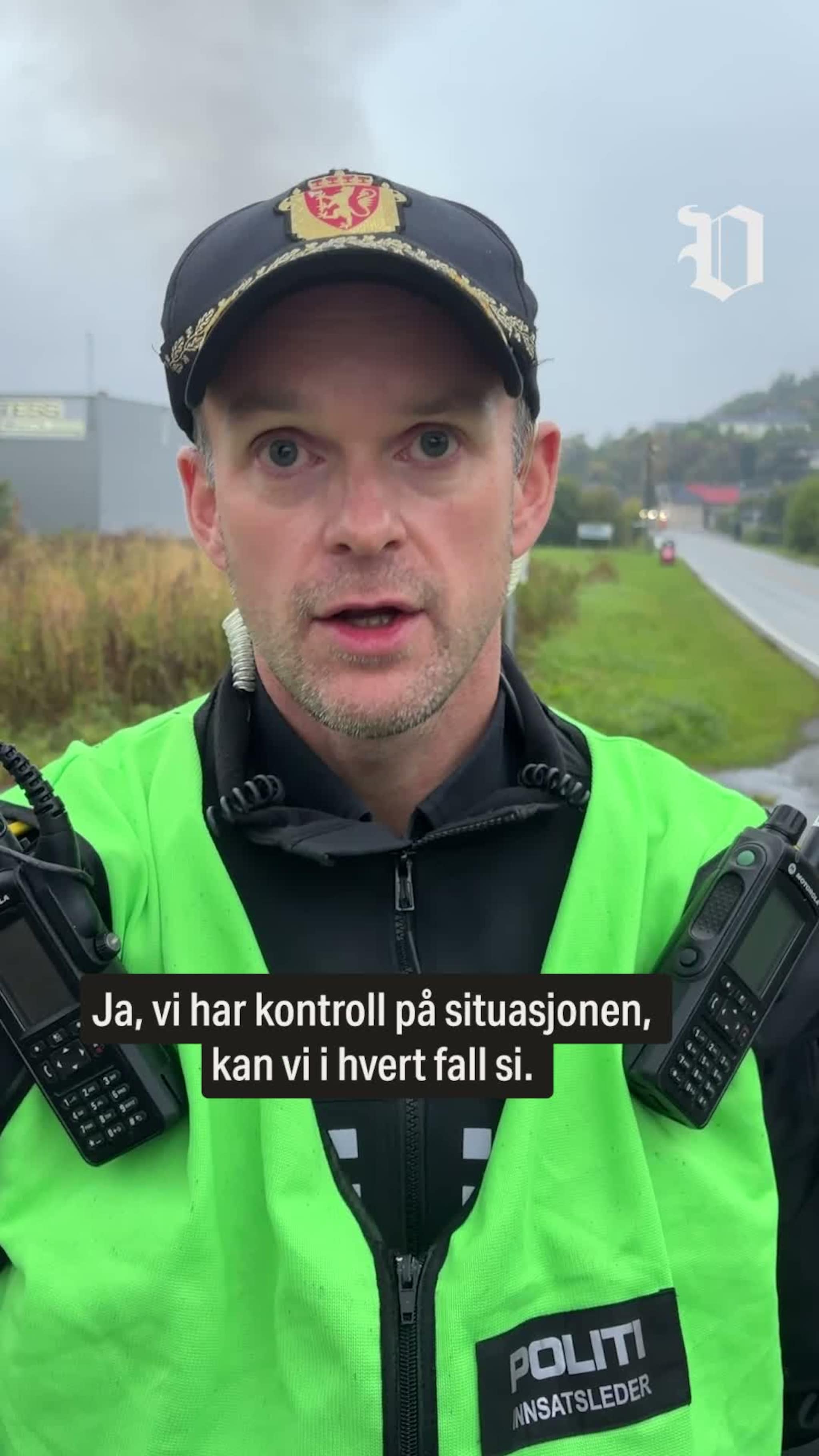 – På området er det en god del sveisegass og flere gassbeholdere.