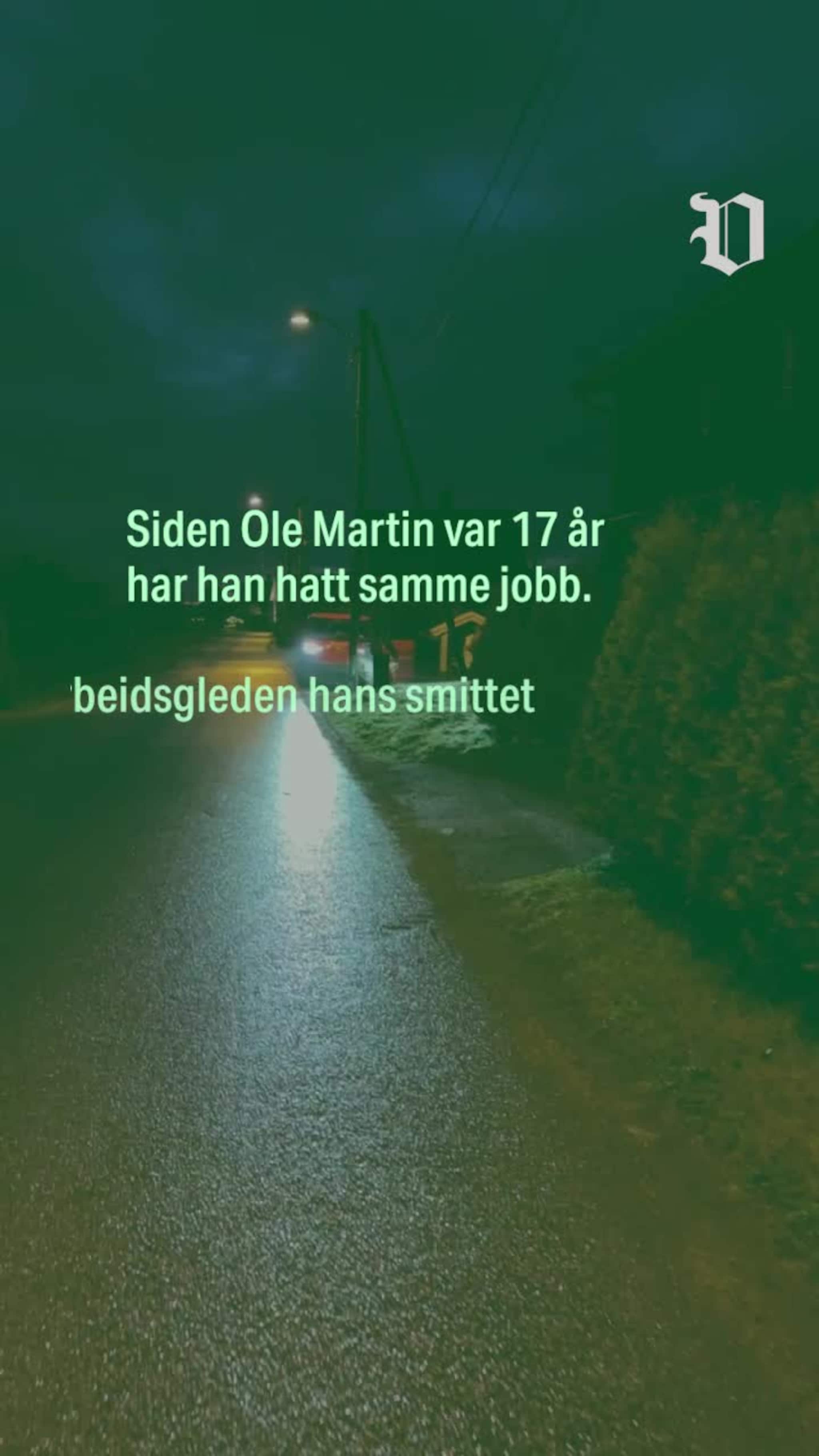 Ole Martin har hatt samme jobb i 45 år