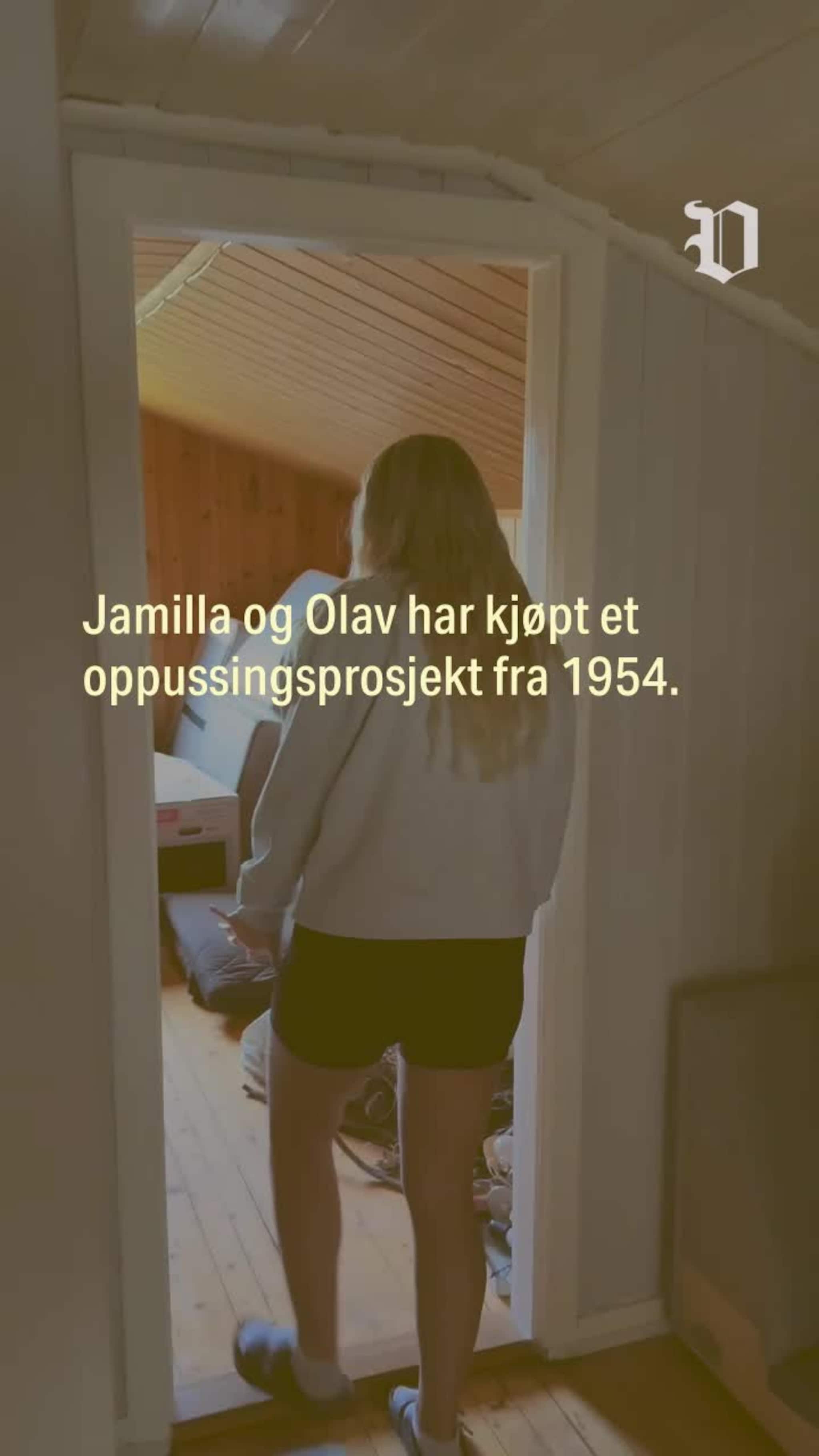 Jamilla og Olav pusser opp hus fra 1950-tallet