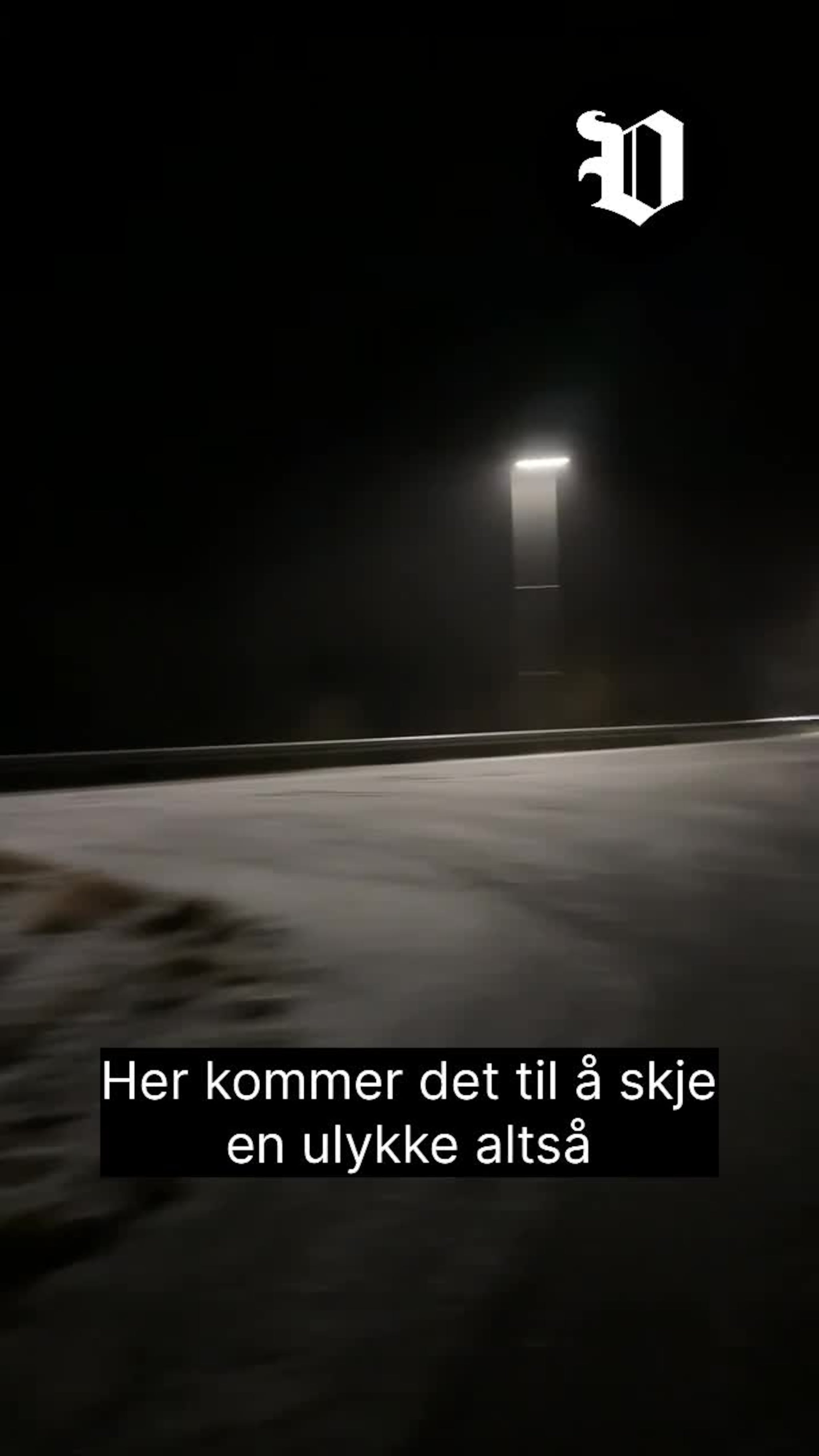 Her går det galt på glatta