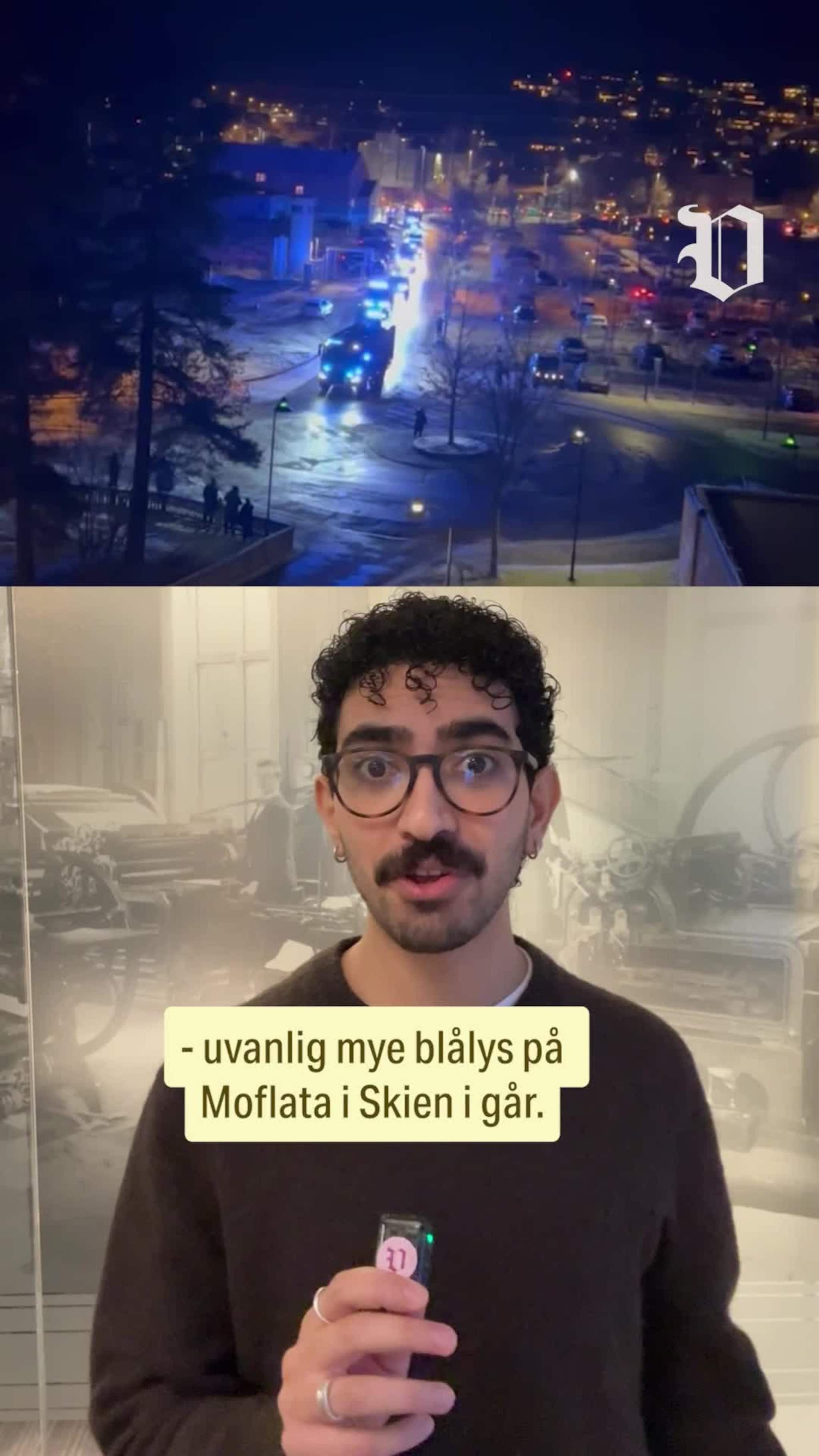 Derfor var det fullt av blålys