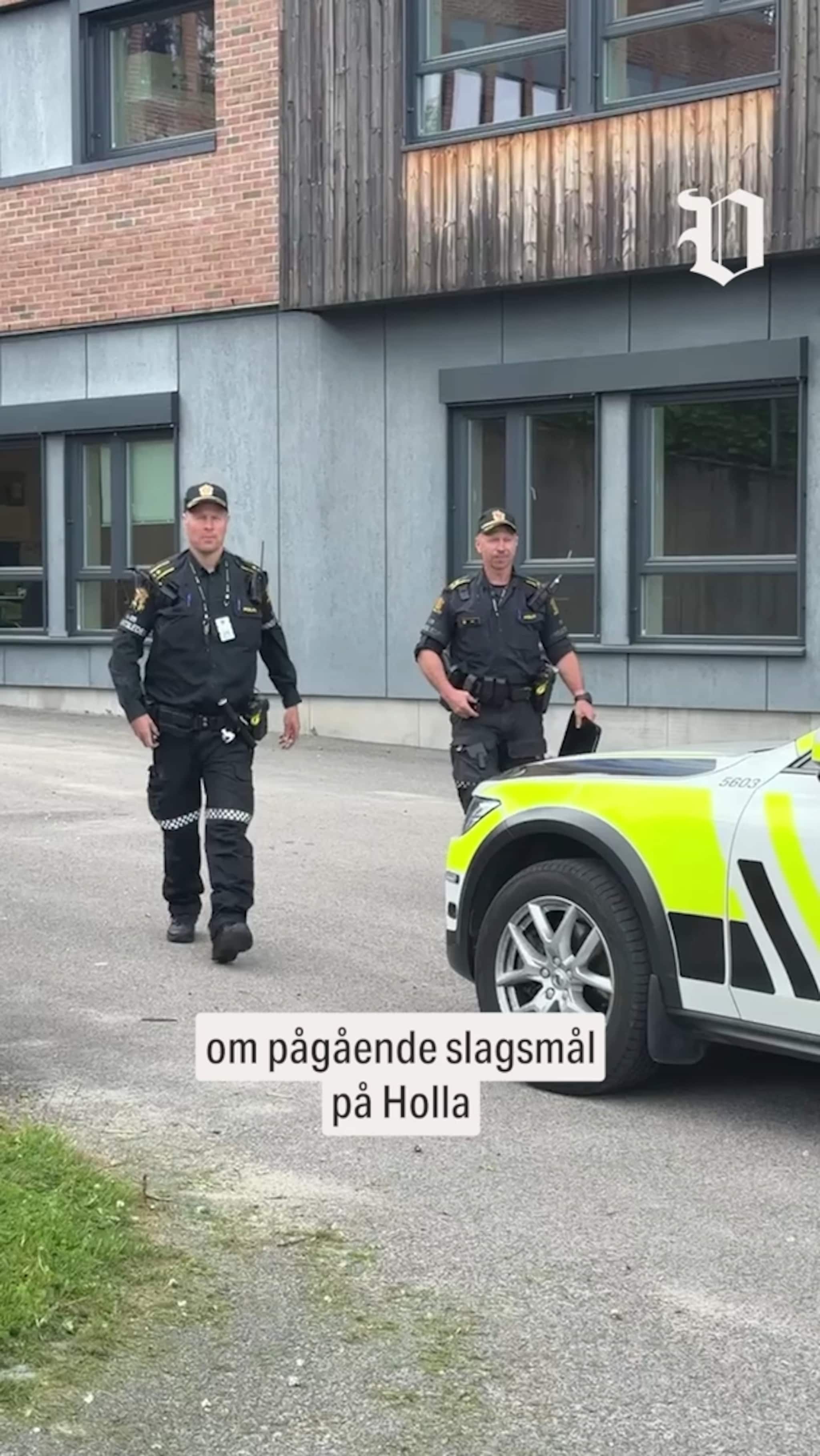 Slagsmål med kniv på skole
