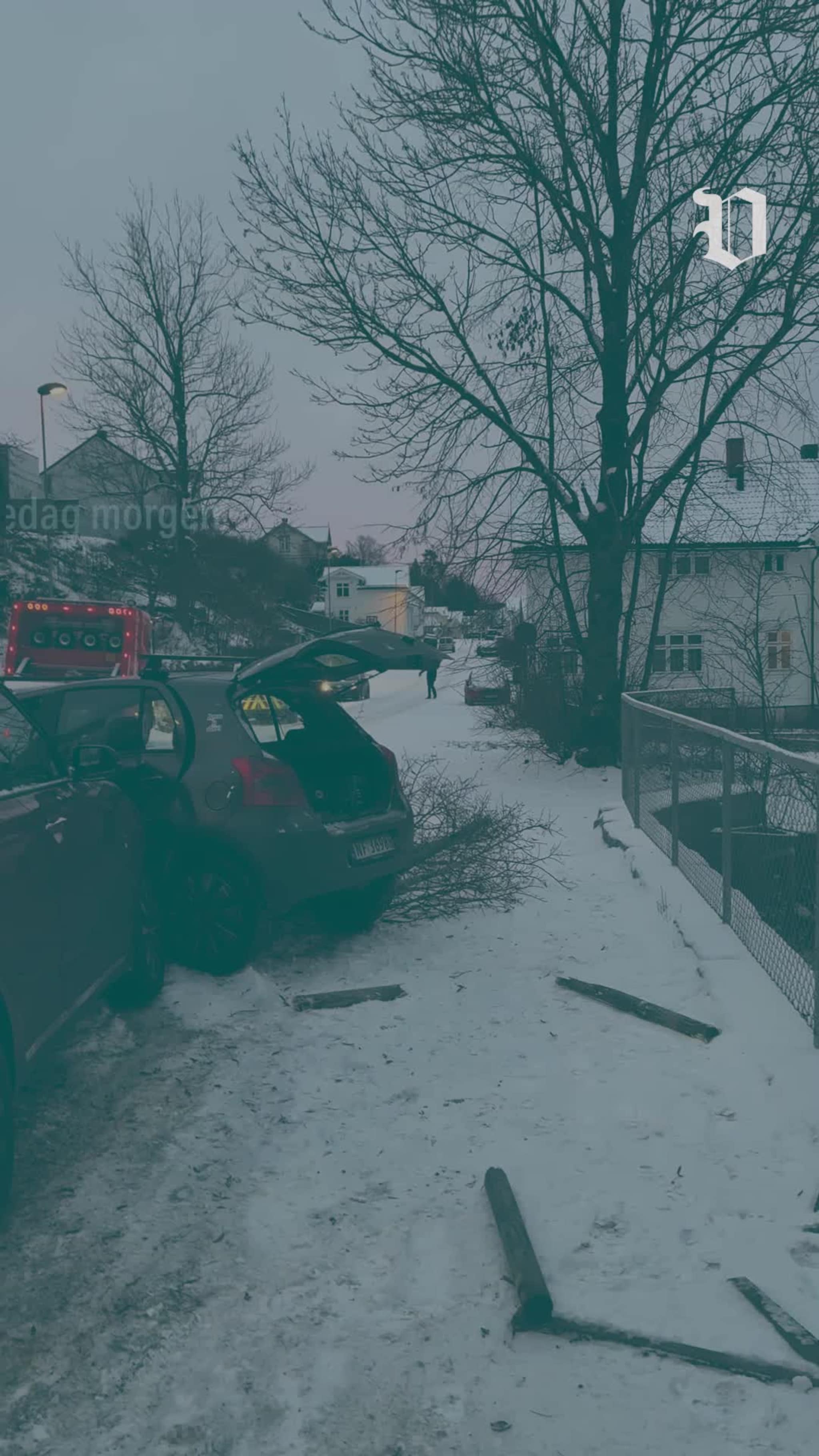 Ulykke på Frognerveien fredag morgen