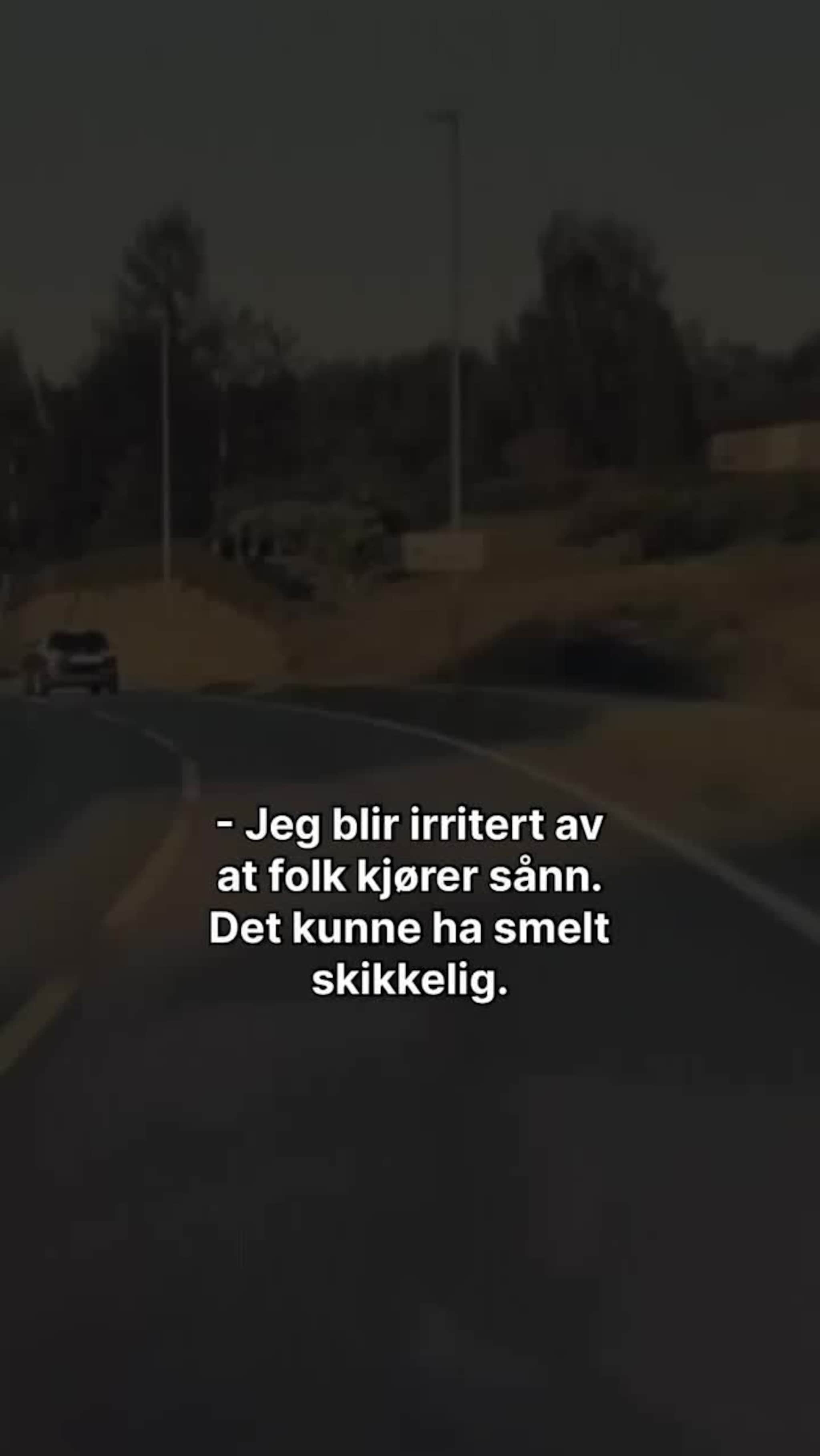 Her går det nesten galt ...