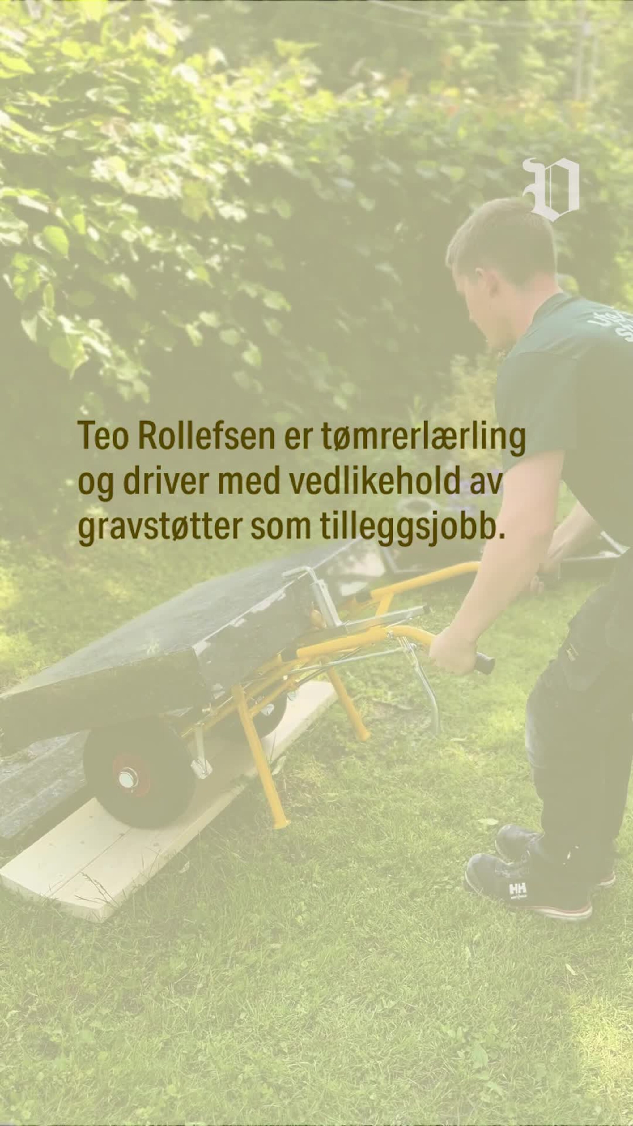 Teo er en av få som driver med dette