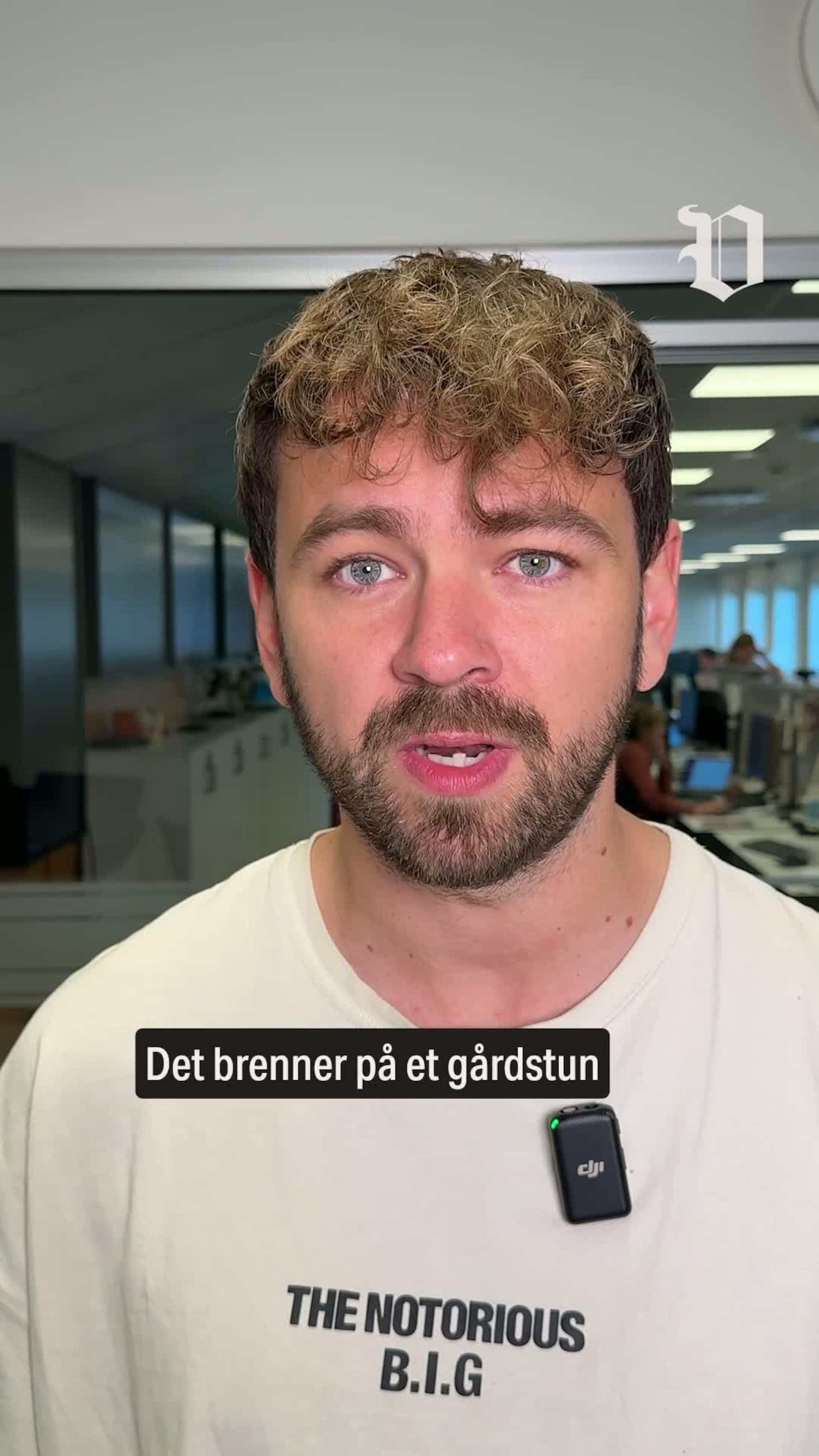 Flere bygg brant ned
