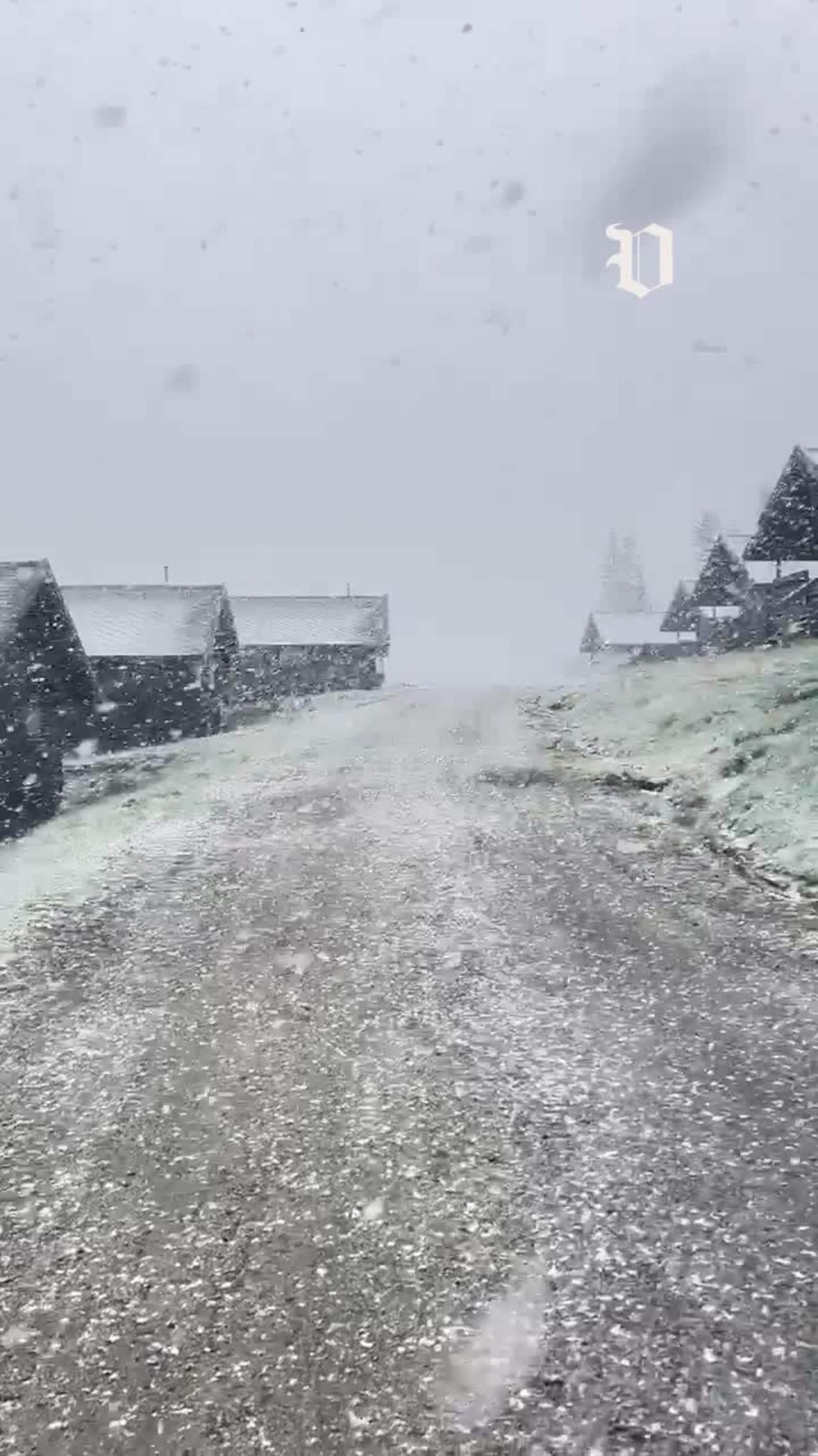 Snøen lavet ned