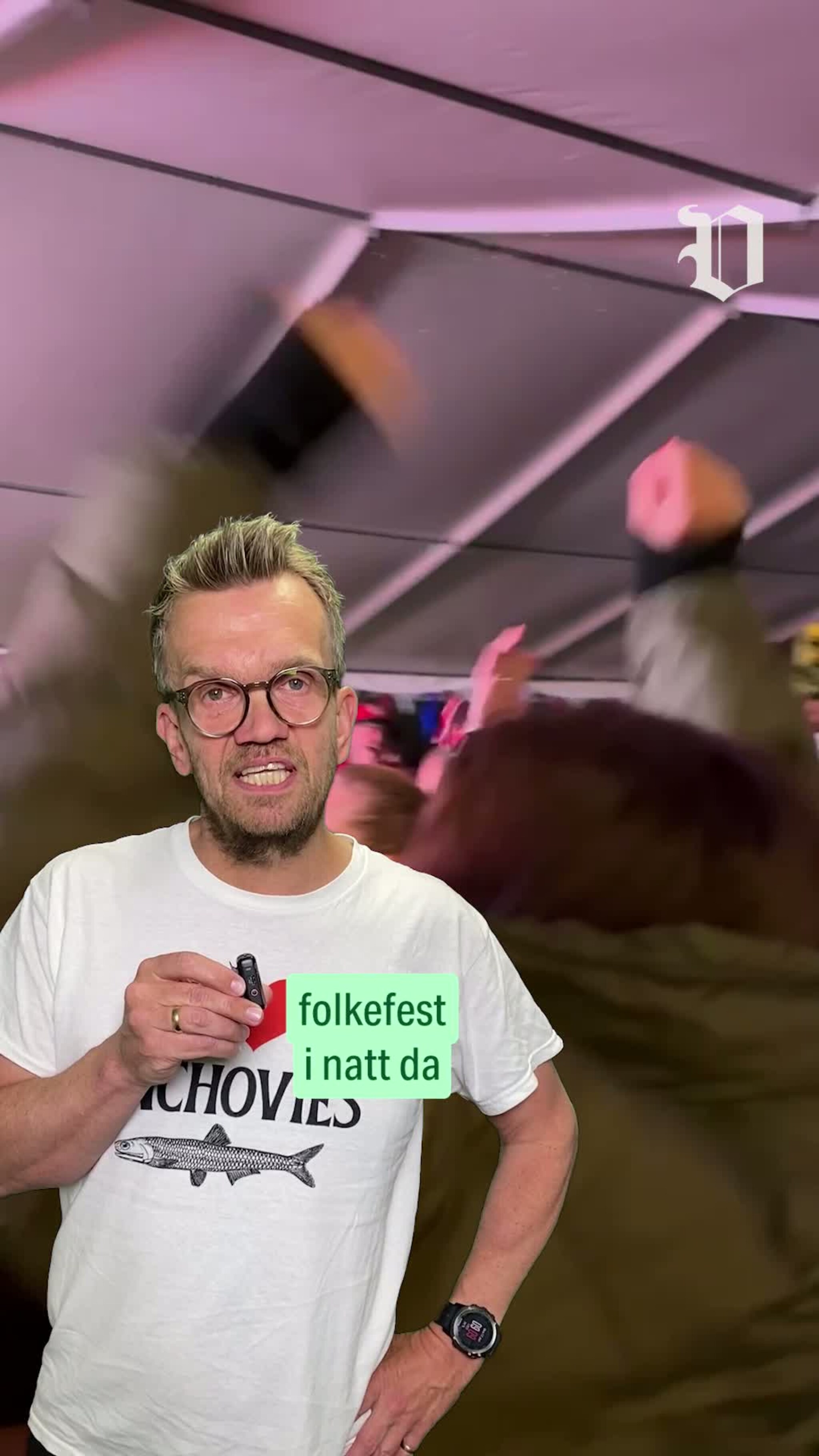 Folkefest i natt under Norge - Irak