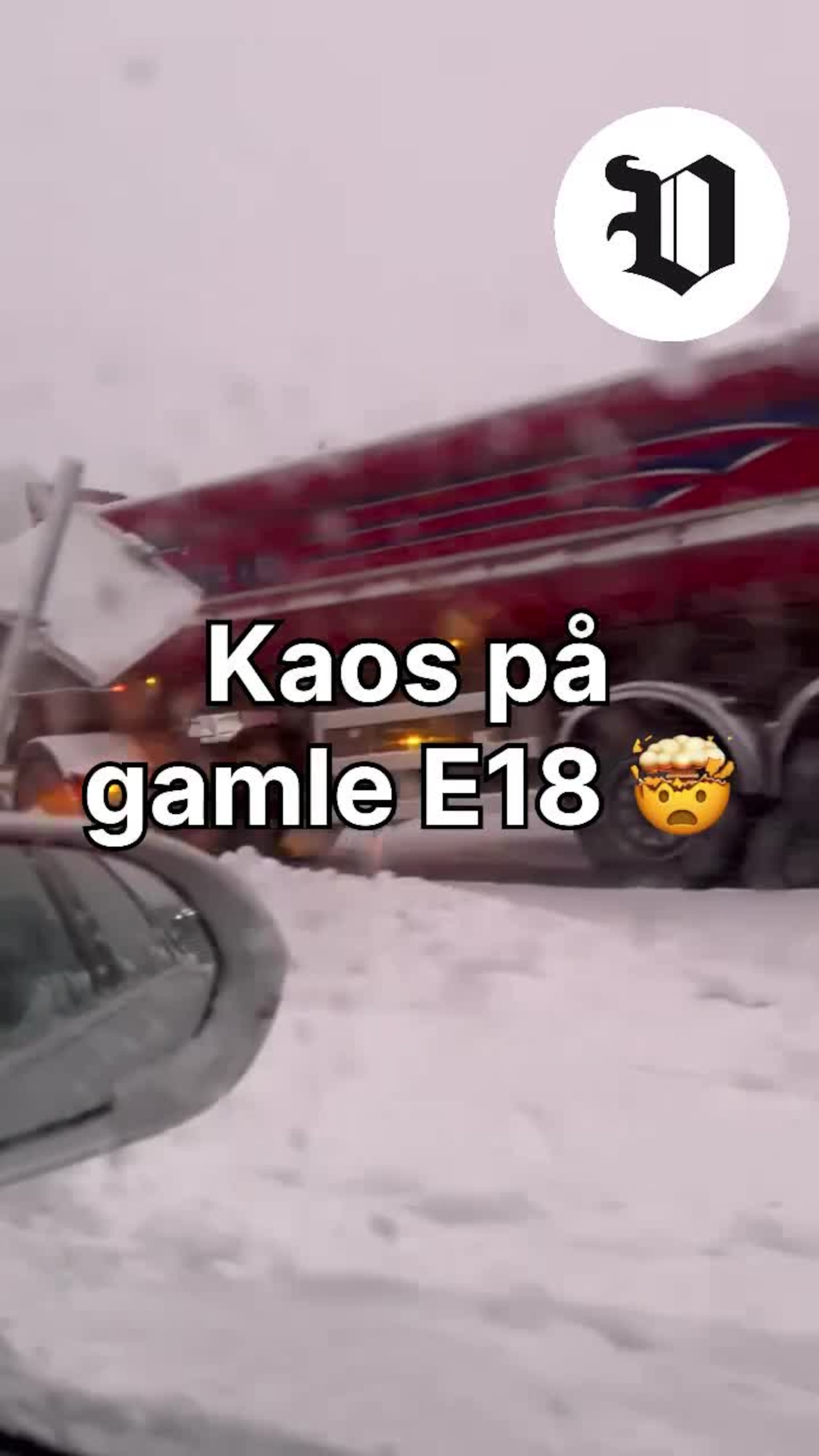Her ble det bom stopp for mange lastebiler