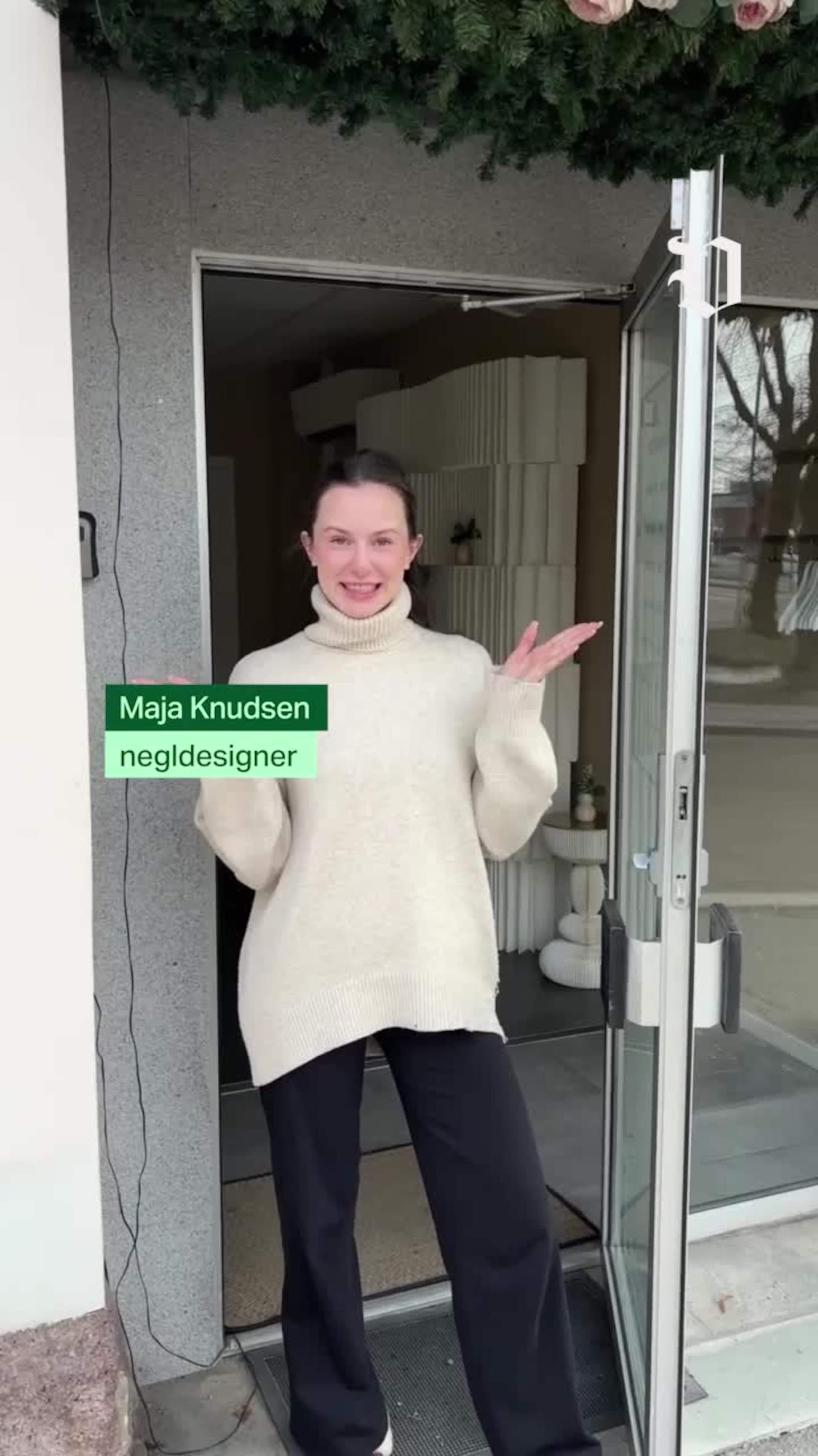 Maja har flytta neglstudioet til Skien sentrum