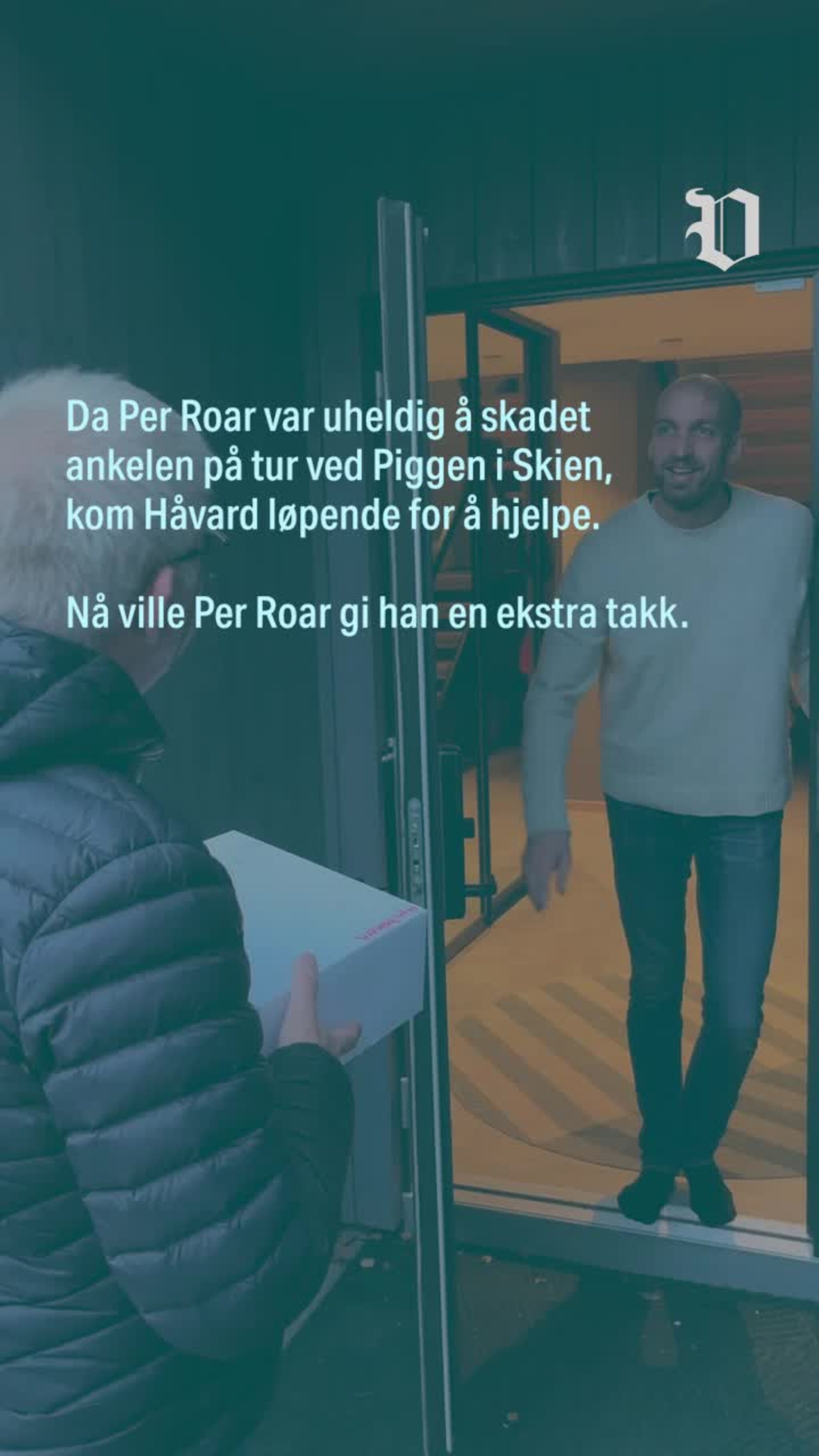 Håvard ble redningsmannen da Per Roar falt alene i skogen
