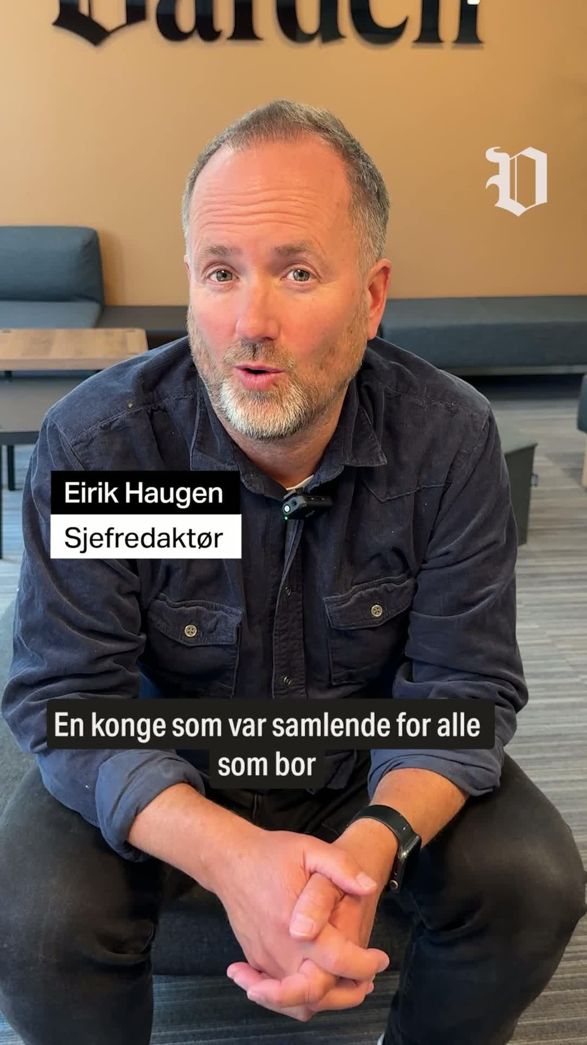 Takk for alt du var for oss, kjære folke­kongen vår