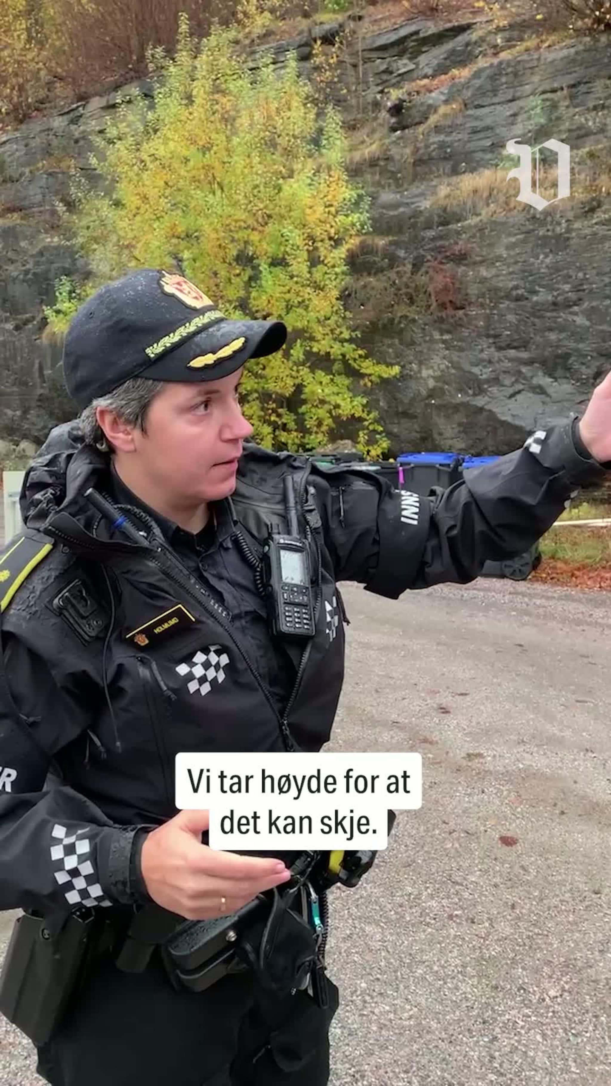 Beboere evakuert etter ras