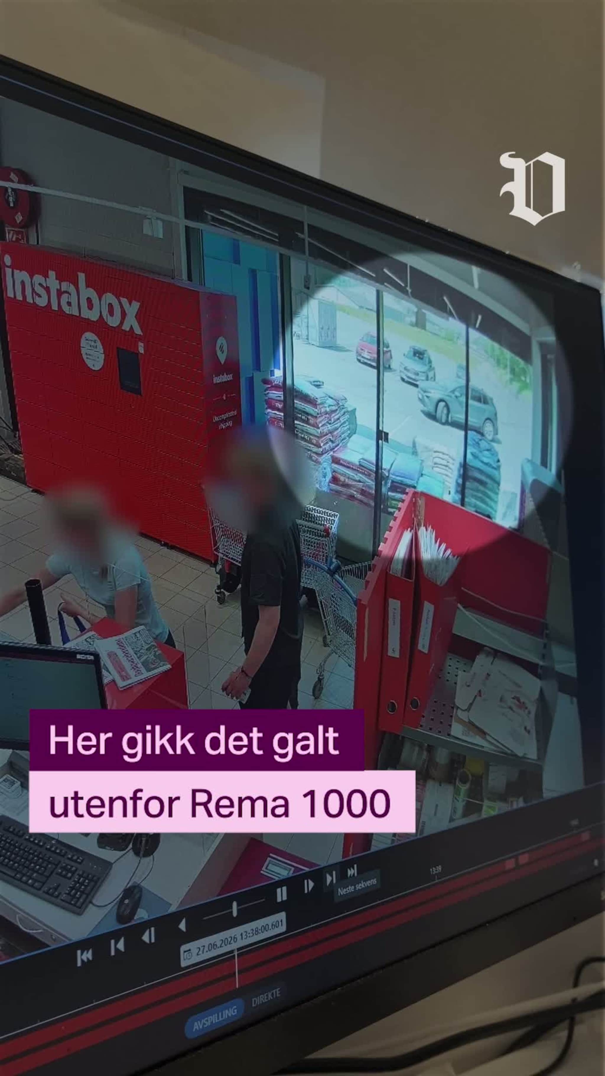 Smeller utenfor Rema 1000