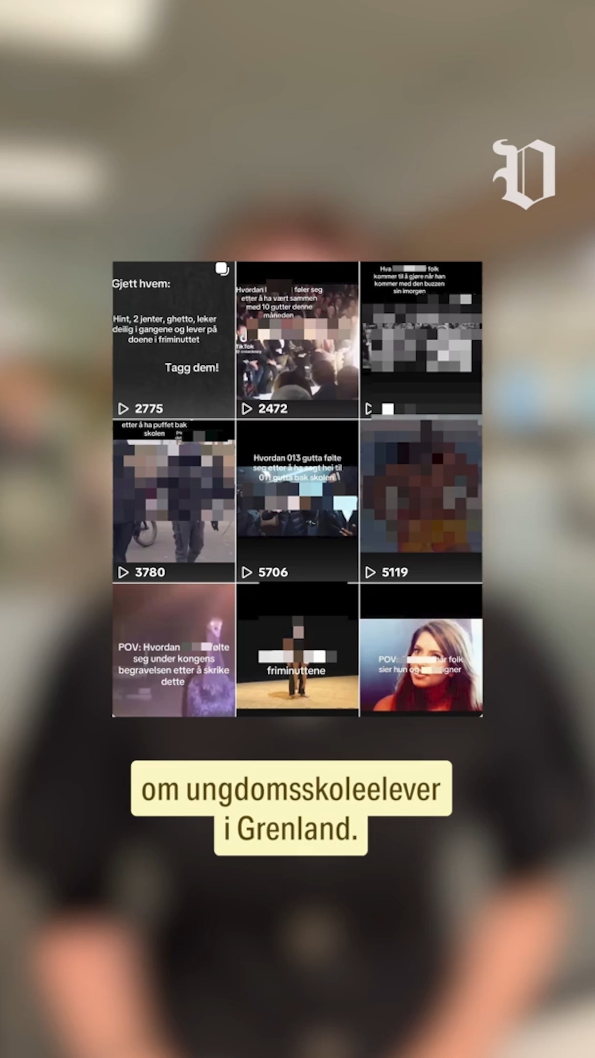 Anonyme sprer ryker i Grenland