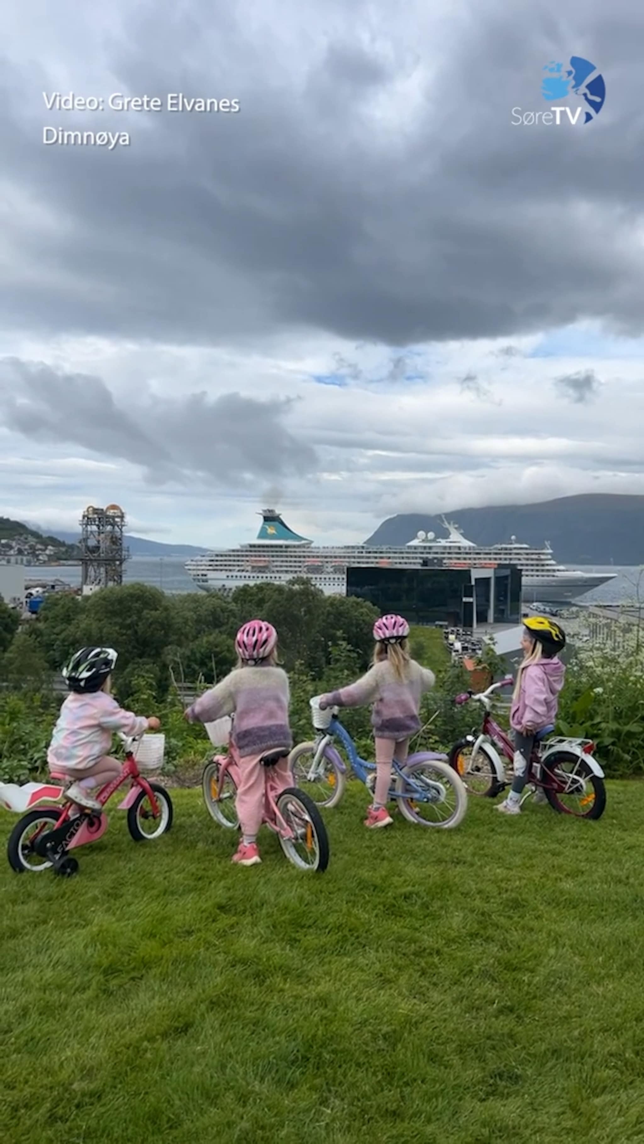"Sykkelmafiaen" vinkar farvel til cruiseskipet