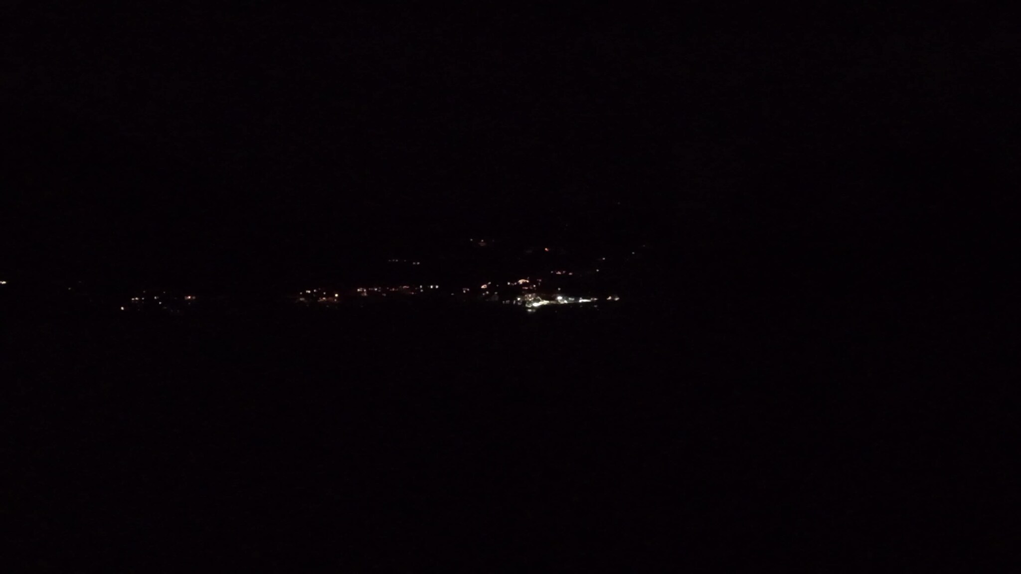 Fyrverkeriet over Rosenlund Hamn.