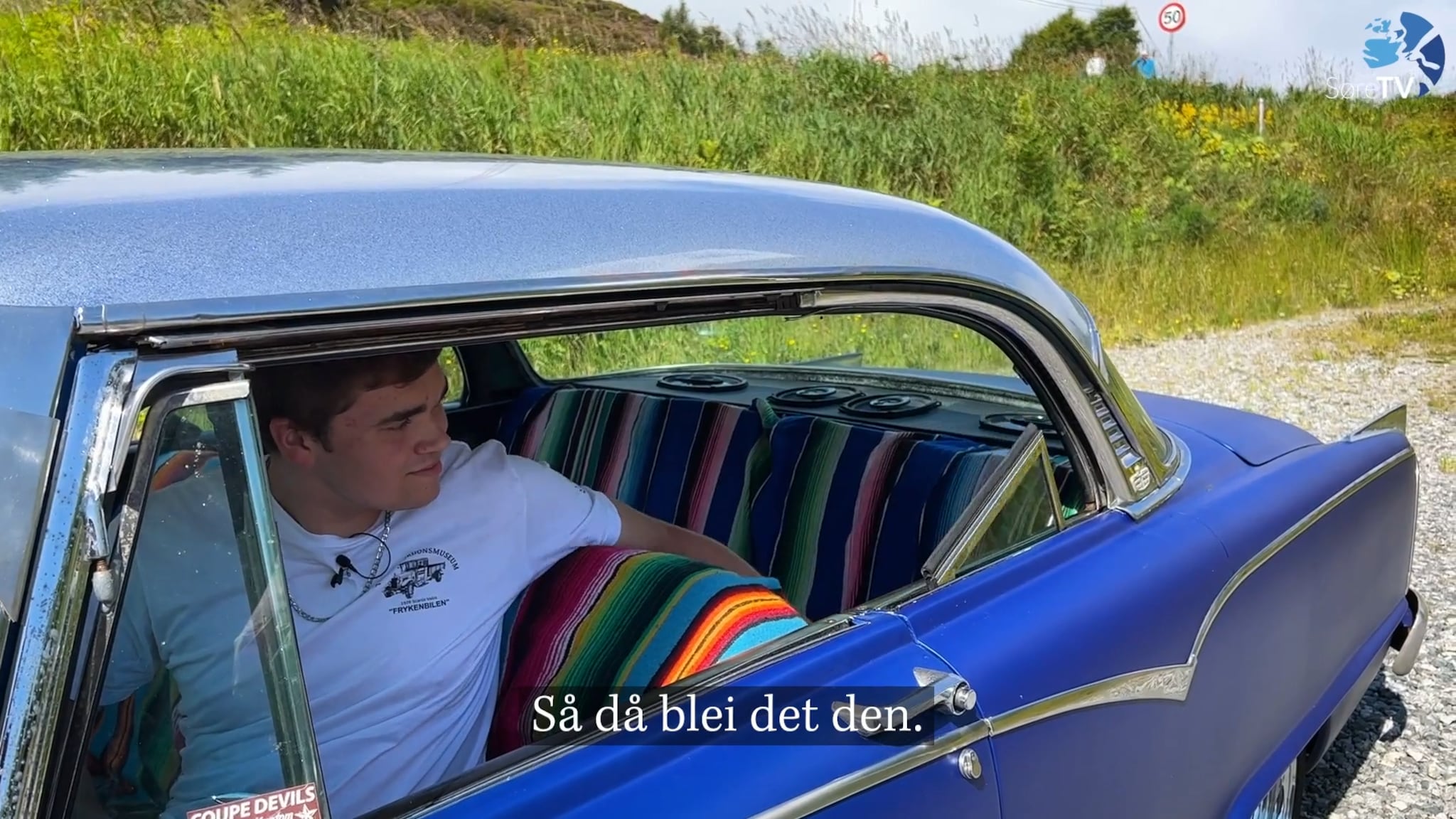 Full tenning - Fire bilar frå 50-, 80- og 90-talet