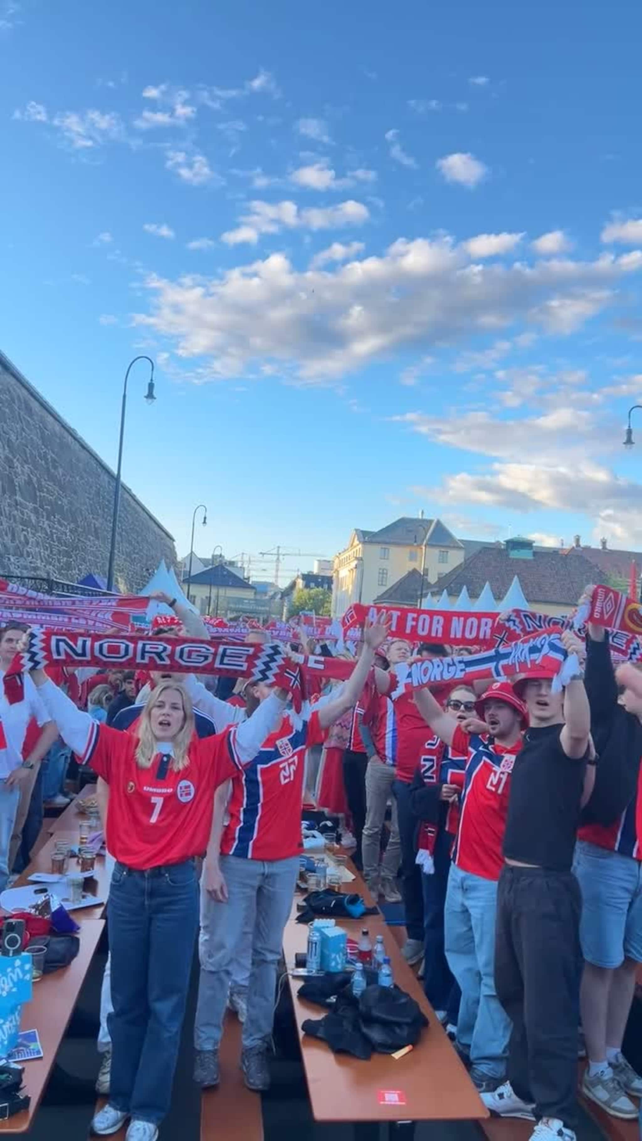 Jubelscener i Oslo