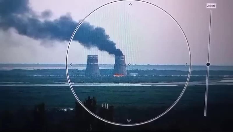 Fire at Zaporizhia nuclear power plant