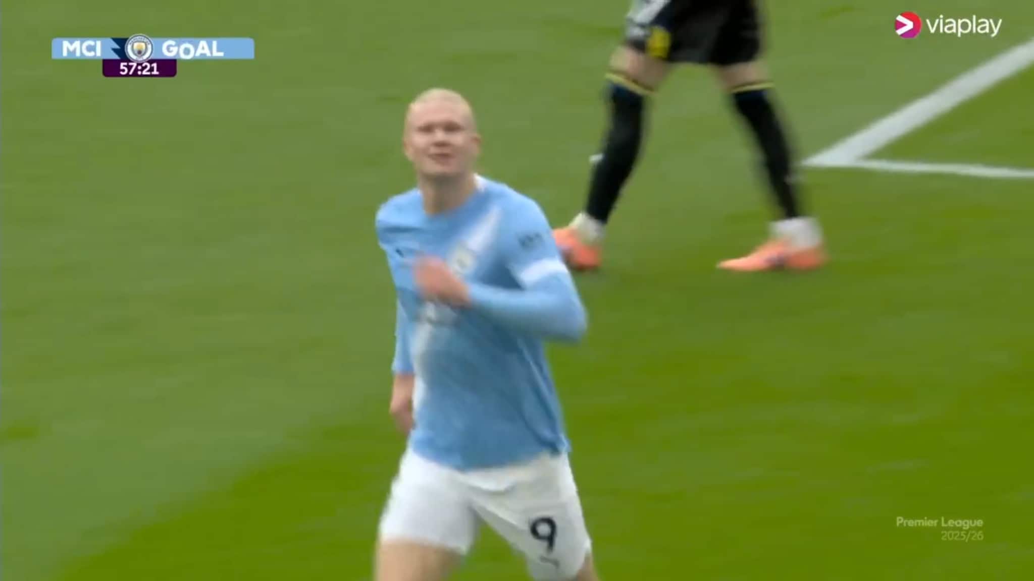 Haaland-dobbel ga City seieren over Everton: – Scorer på omtrent alt