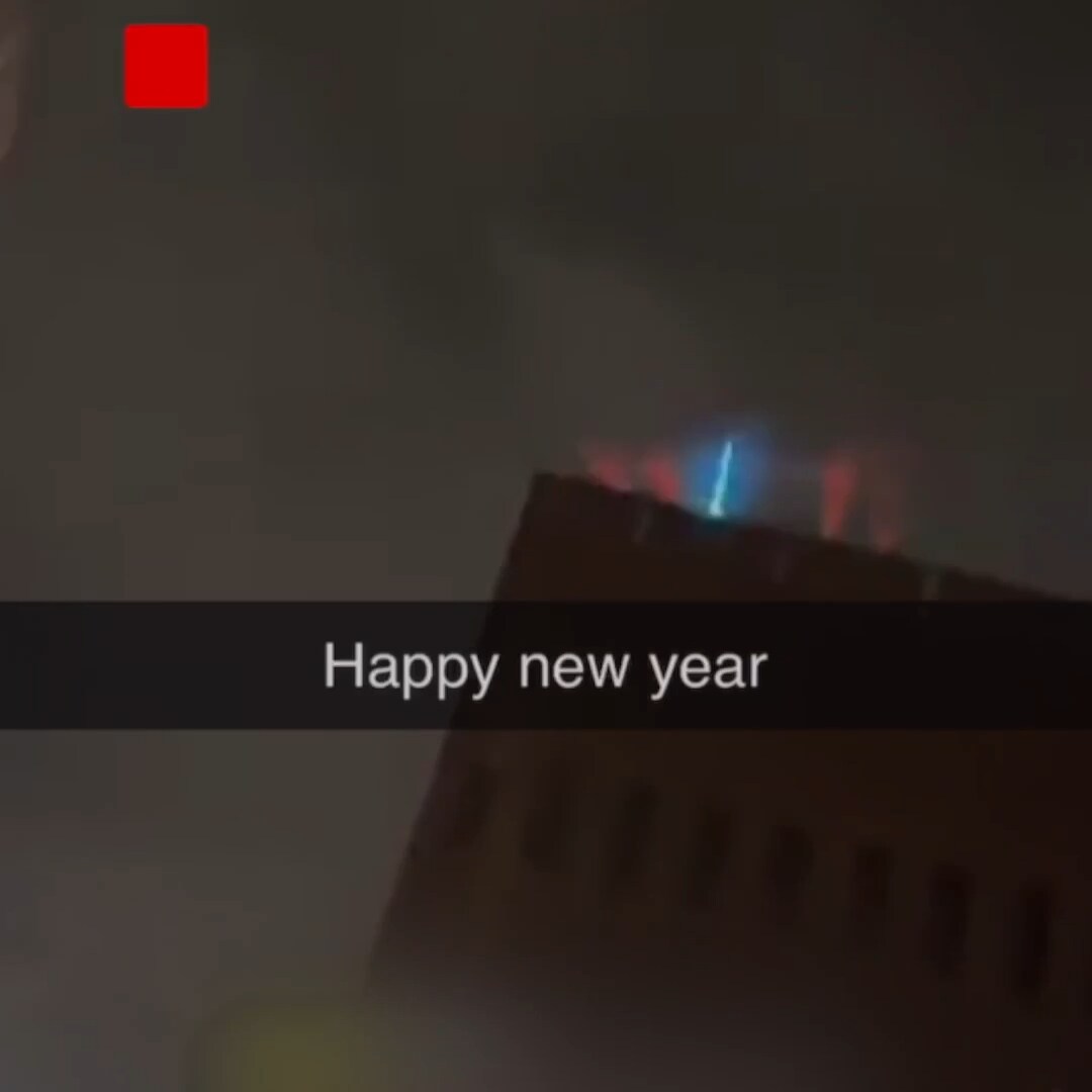 Slik så lasershowet ut i Oslo nyttårsaften