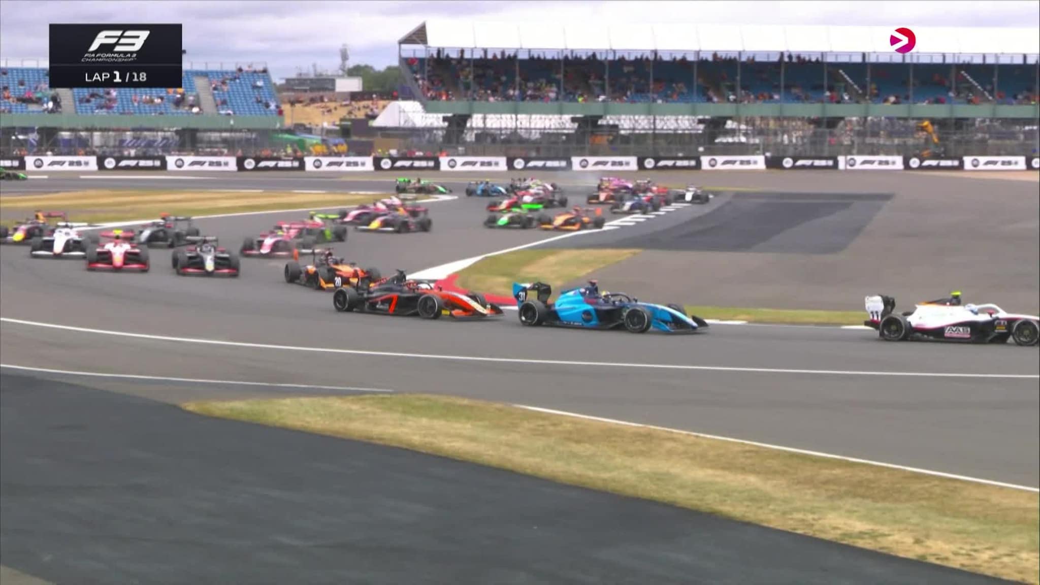 Stenshorne tok 2.-plass i Formel 3 sprintløp på Silverstone