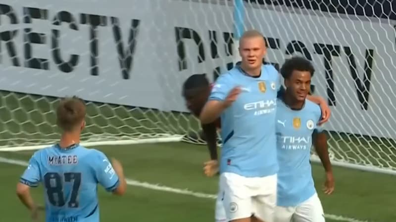 Bobb storspilte og Haaland scoret da Manchester City tapte mot AC Milan