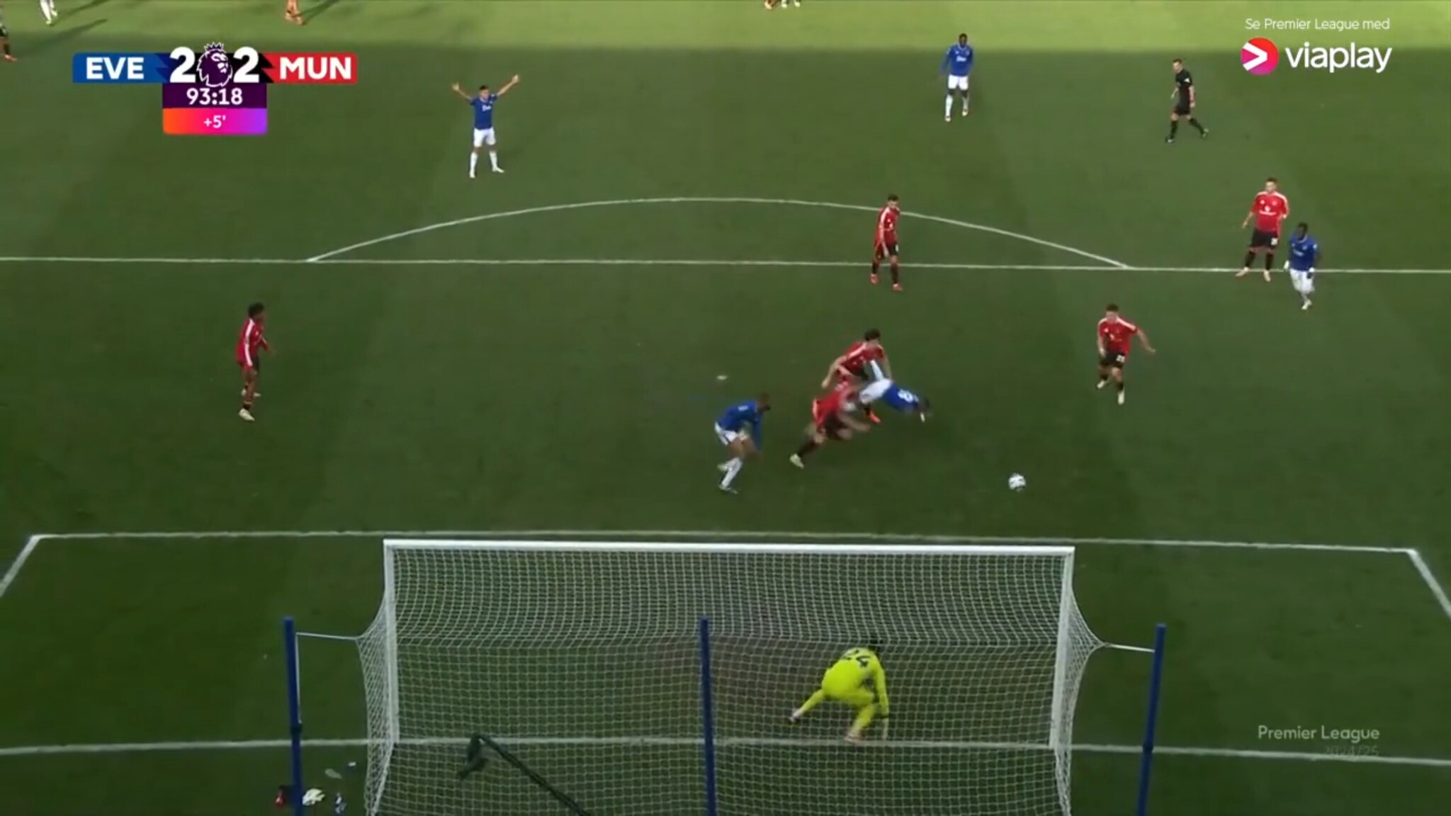 VAR redder uavgjort for Manchester United mot Everton etter snuoperasjon