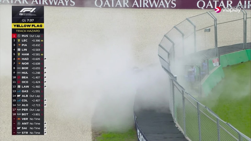 Verstappen endte sist i Formel 1-kvalifiseringen