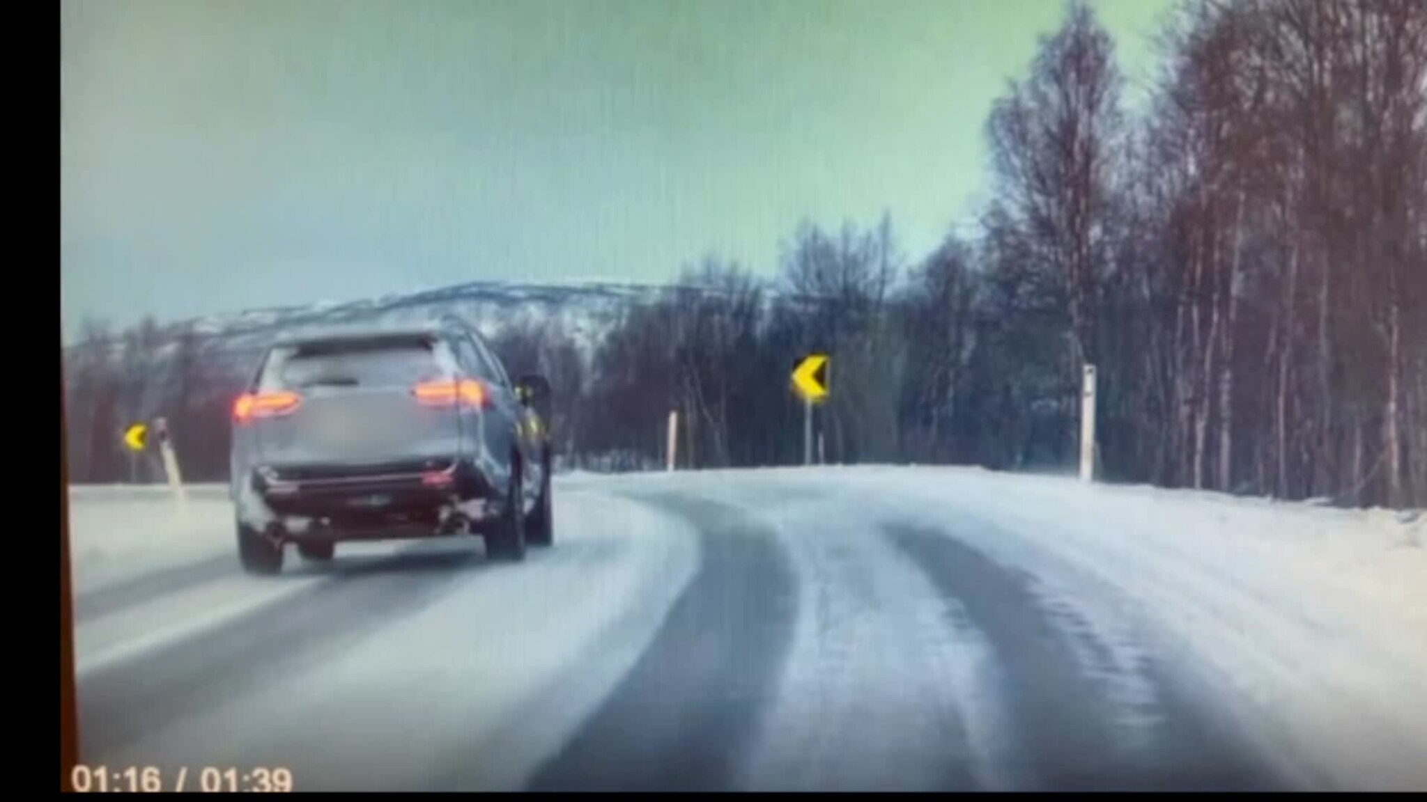 Farlig kjøring utenfor Narvik