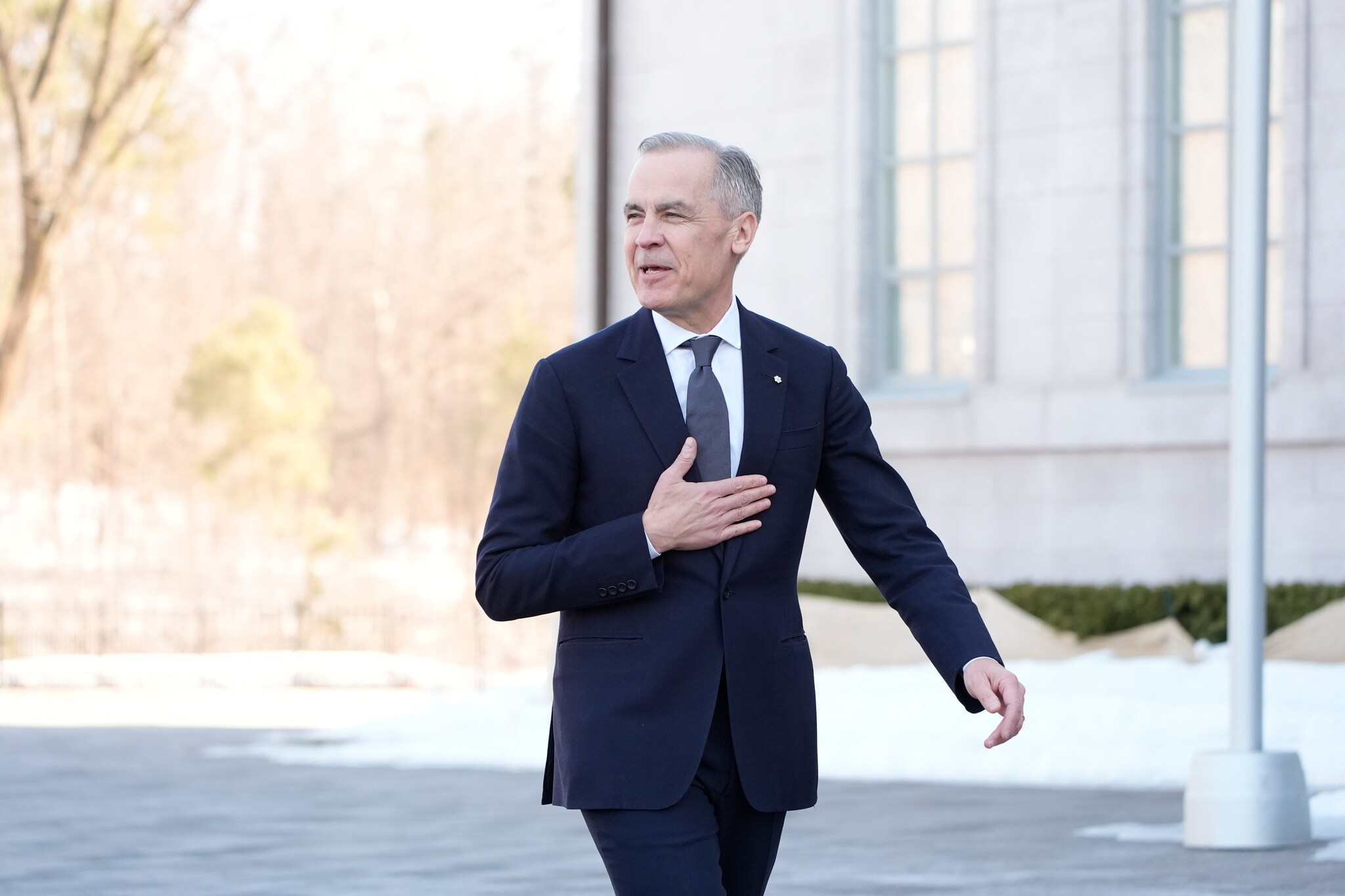 Canadas nye statsminister taler
