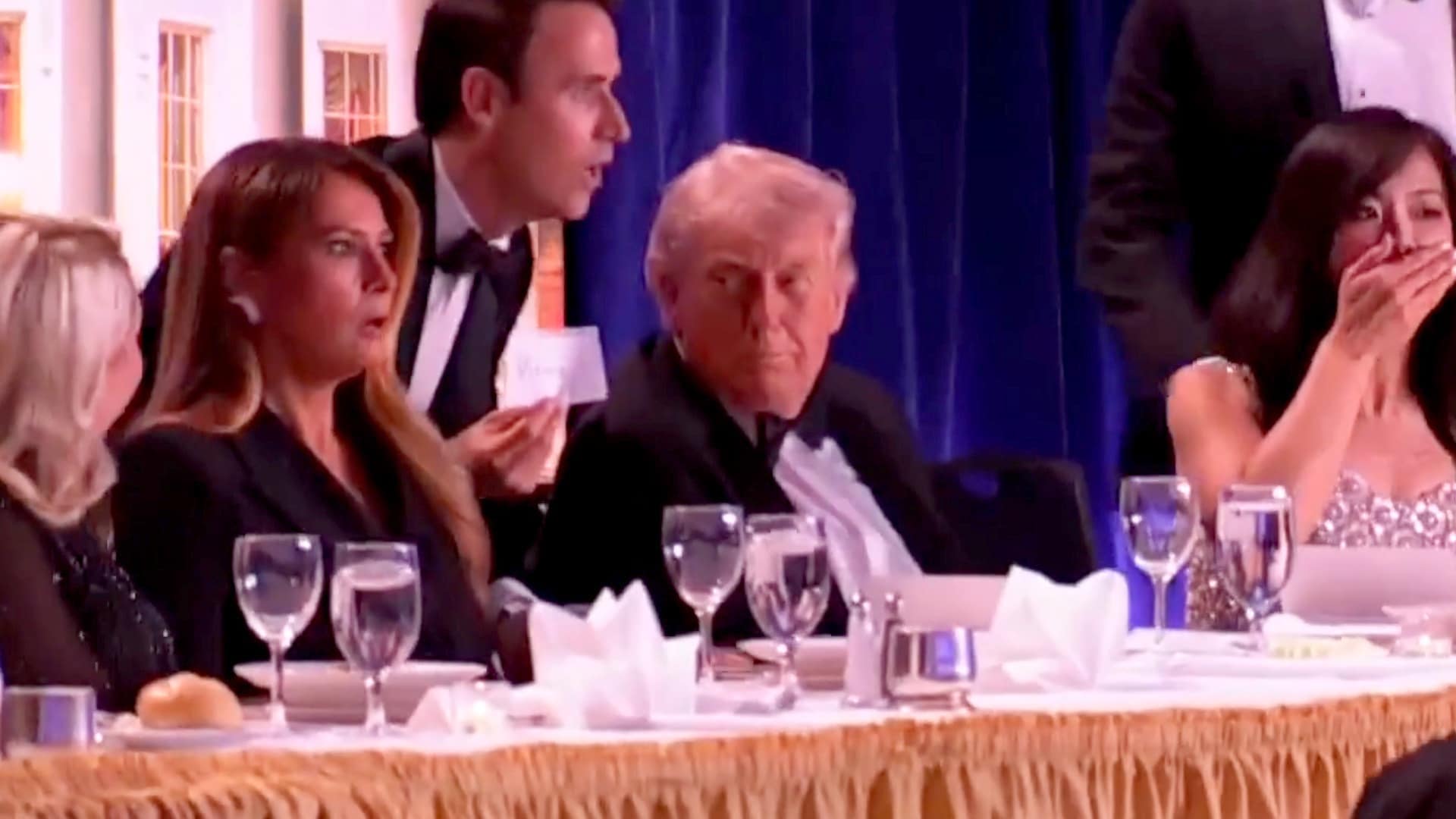 Drama under korrespondentmiddagen