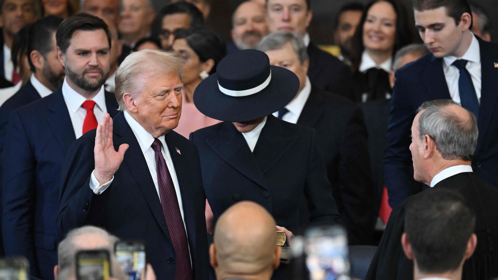 Trump innsatt som USAs 47. president