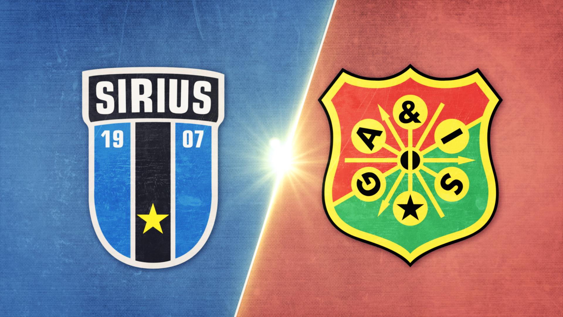 Se Sirius - GAIS på 25 minutter